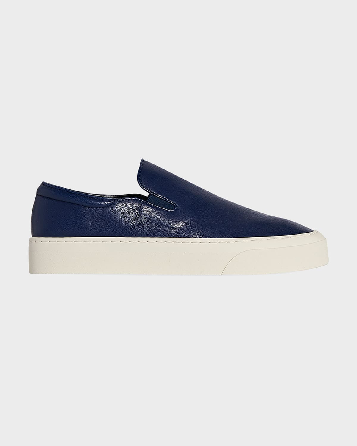 THE ROW Marie Leather Slip-On Sneakers