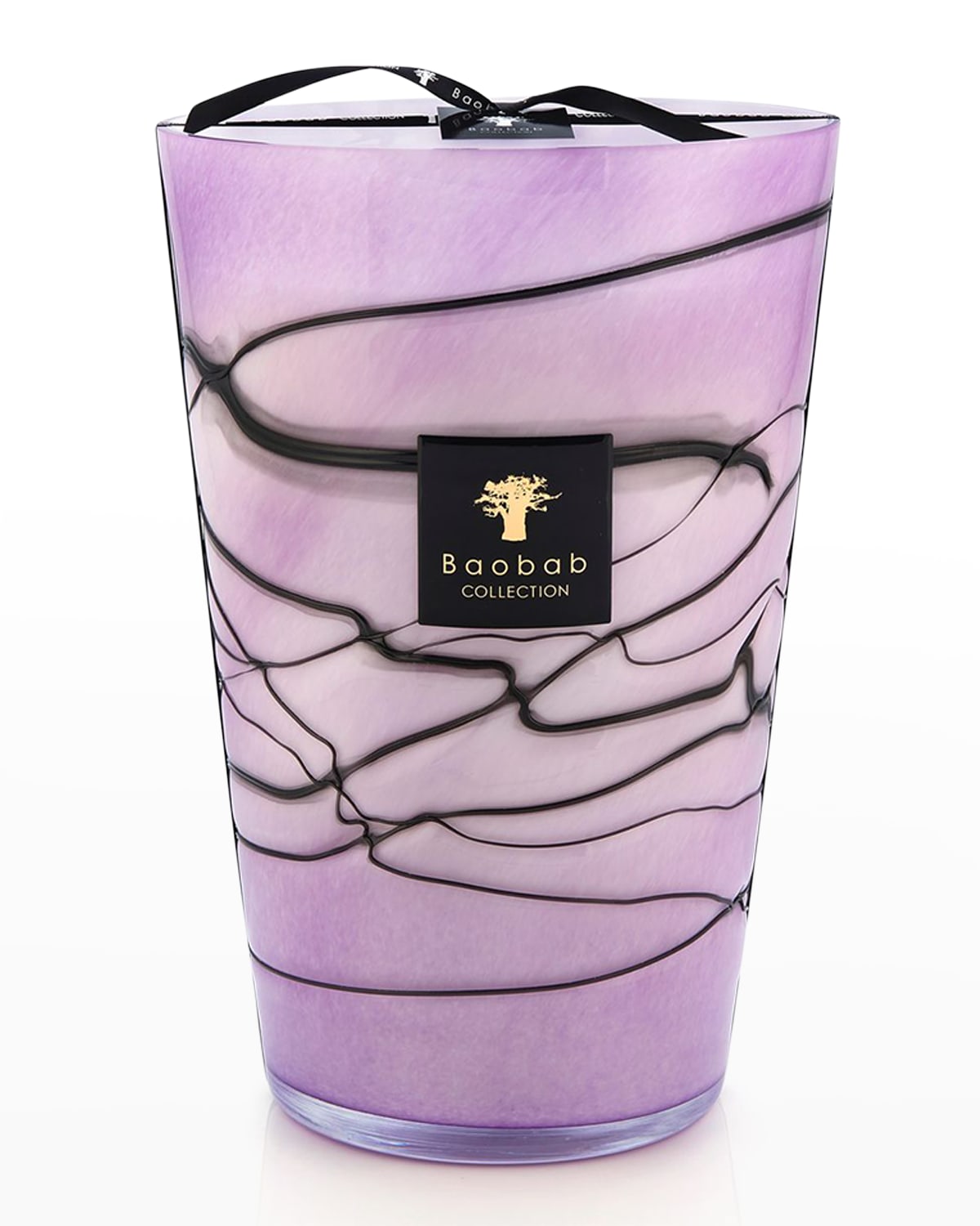 Baobab Collection Max 35 Filo Viola Scented Candle In Mauve/blk