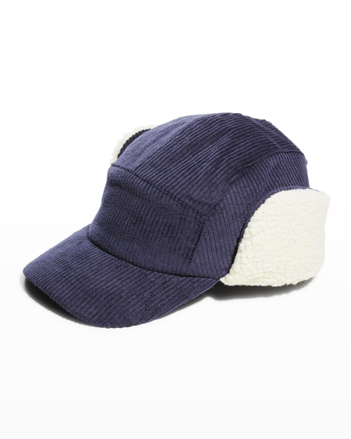Men's Corduroy/Faux-Fur Aviator Hat | Smart Closet