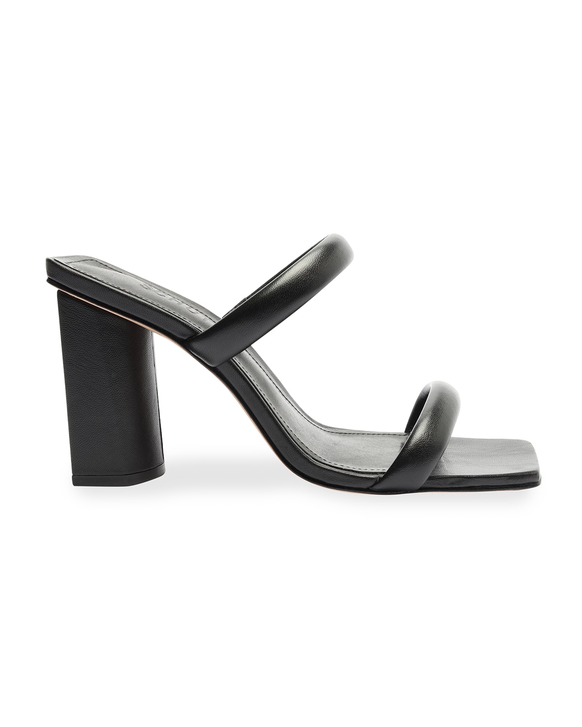 Schutz Ully Leather Sandal In Black