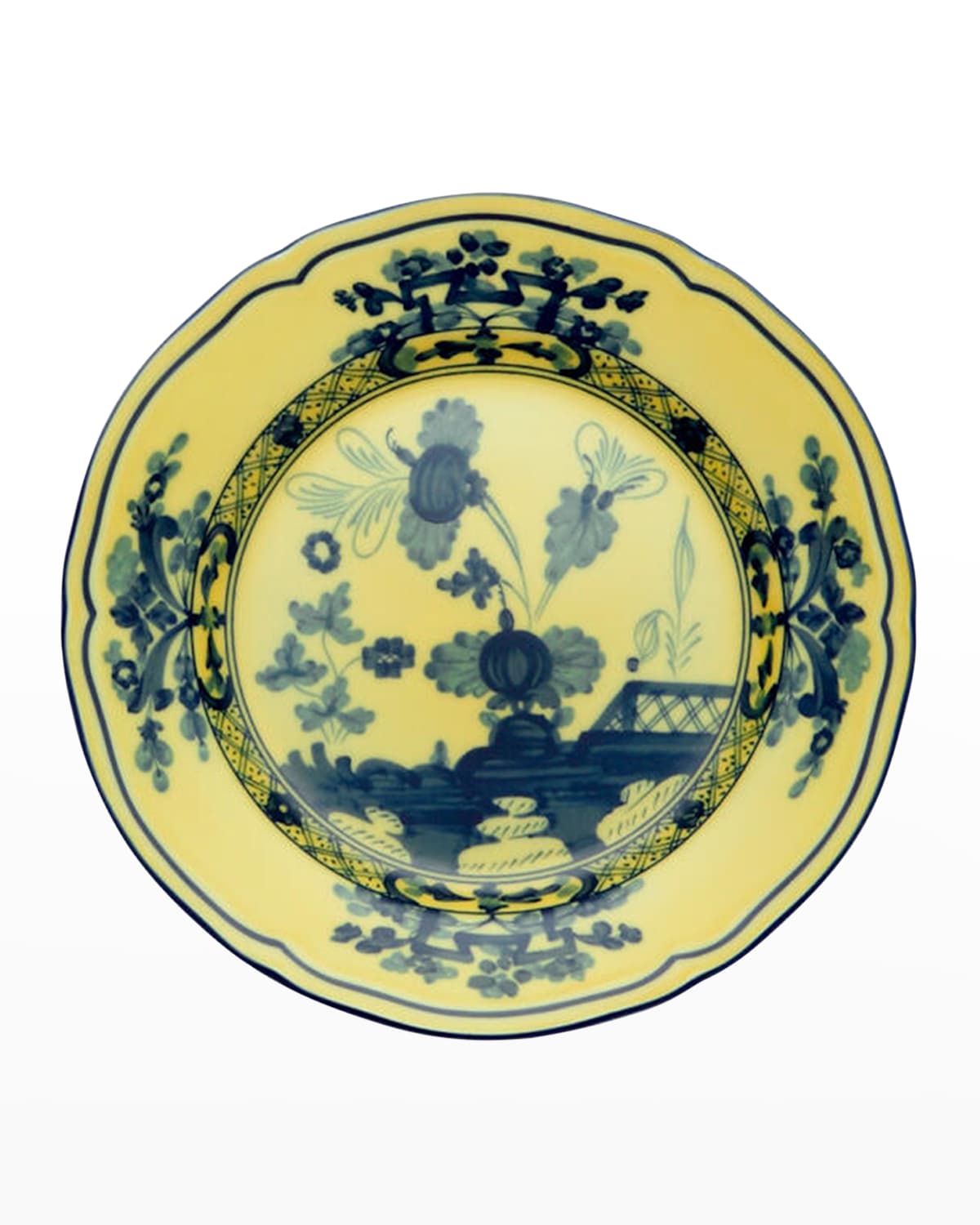 Shop Ginori 1735 Oriente Italiano Salad Plate, Citrino In Yellow
