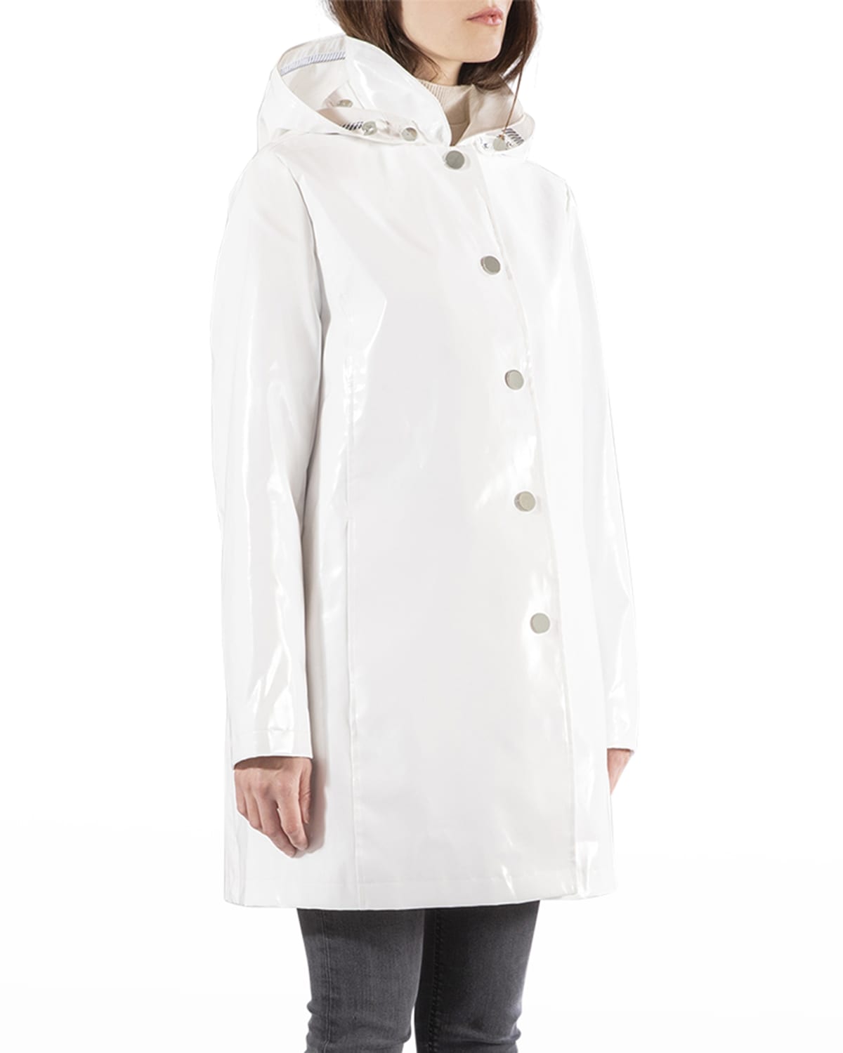 JANE POST ICONIC PRINCESS RAIN SLICKER COAT