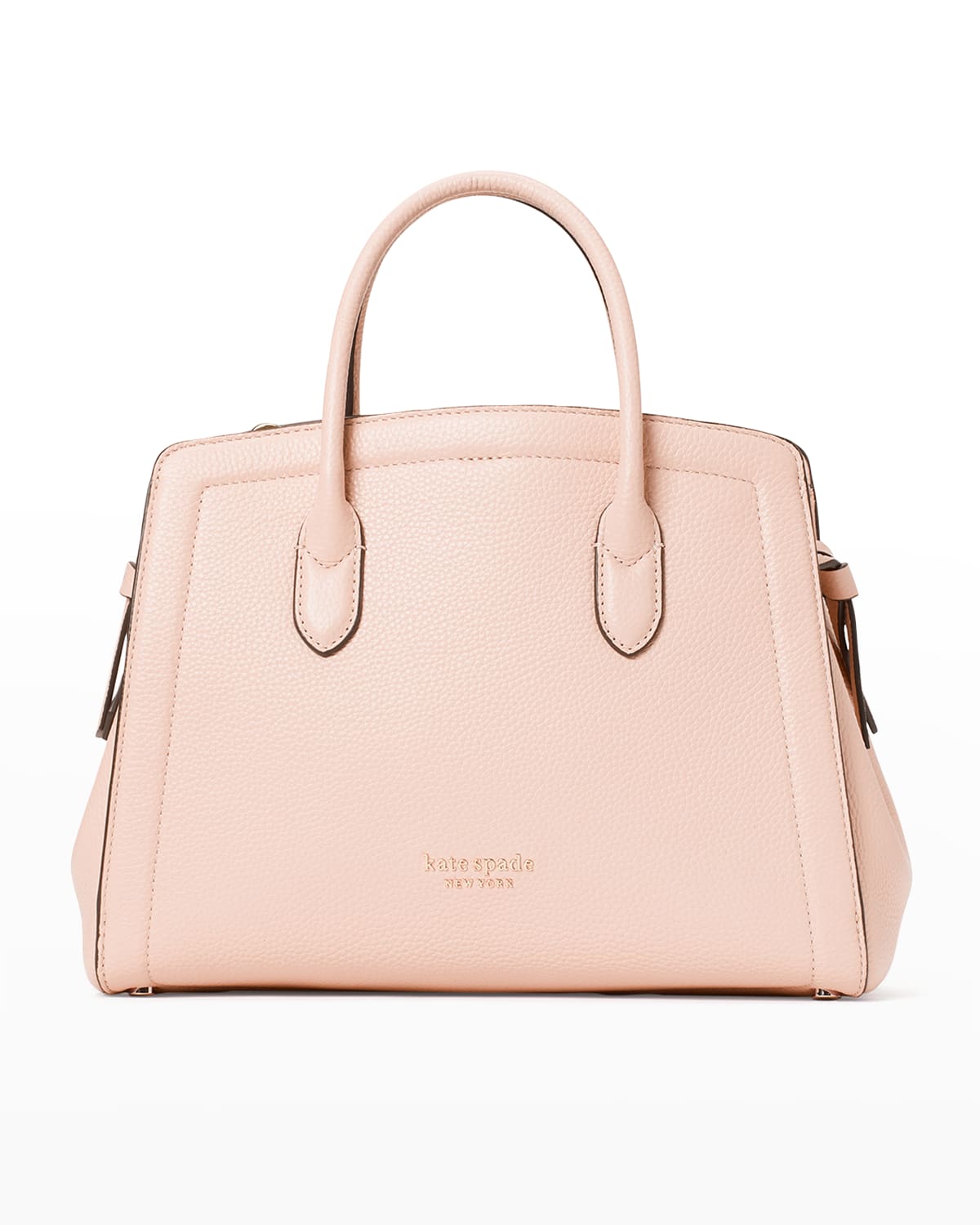 Kate Spade Pebbled Leather Top-handle Satchel Bag In Coral Gable | ModeSens