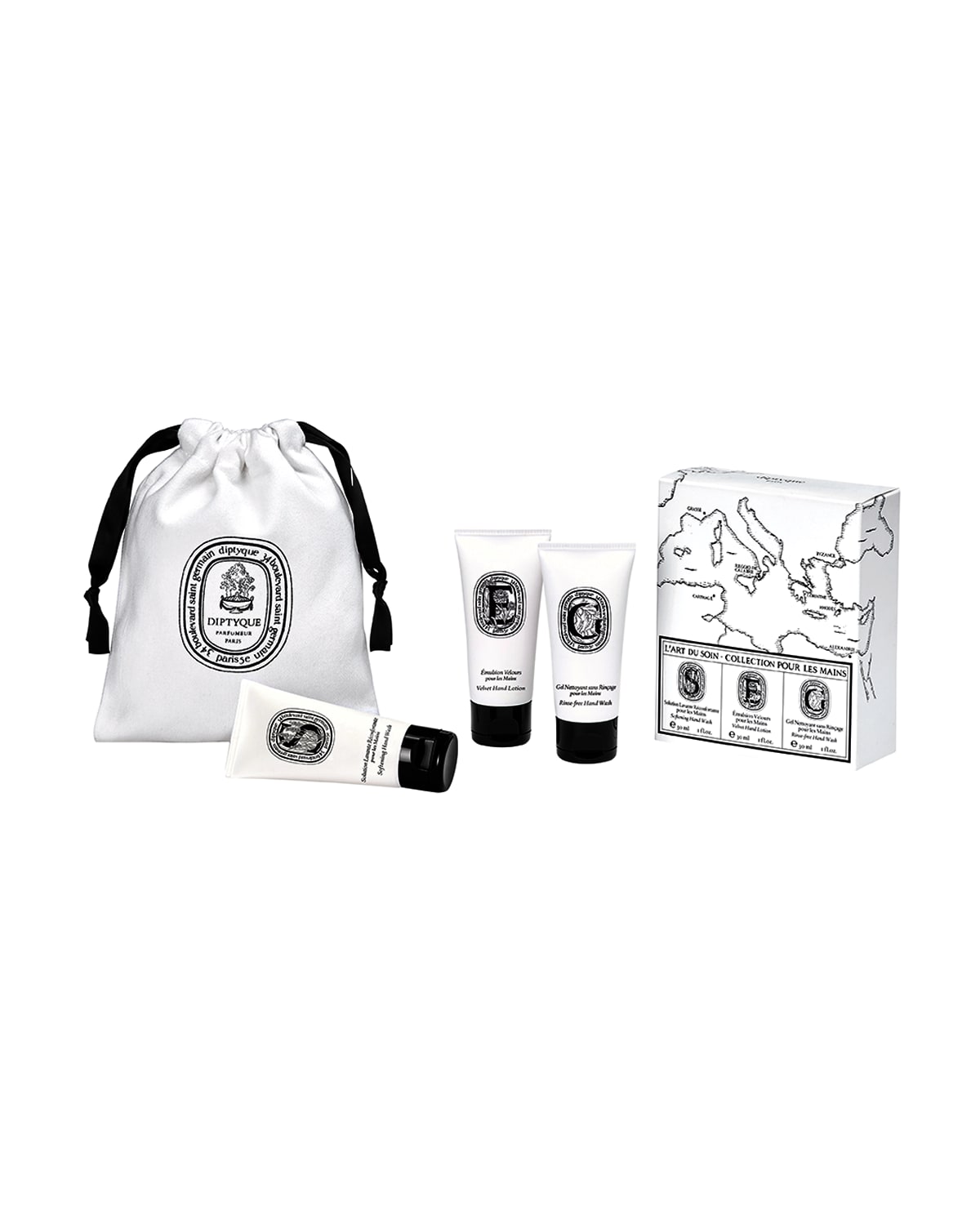 DIPTYQUE The Art of Hand Care Travel Set, 3 x 1 oz.