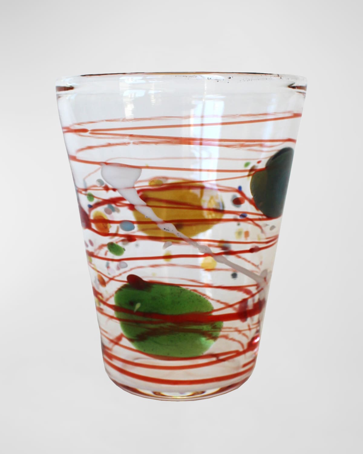 Shop Massimo Lunardon Multicolor Swirl Water Glass