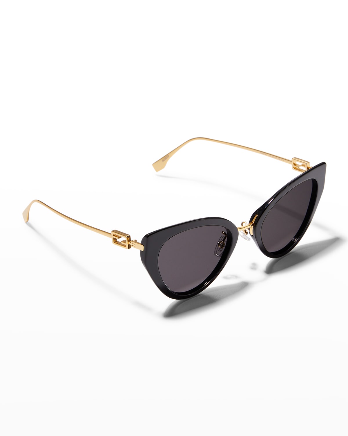 FENDI ICONIC BAGUETTE ACETATE CAT-EYE SUNGLASSES