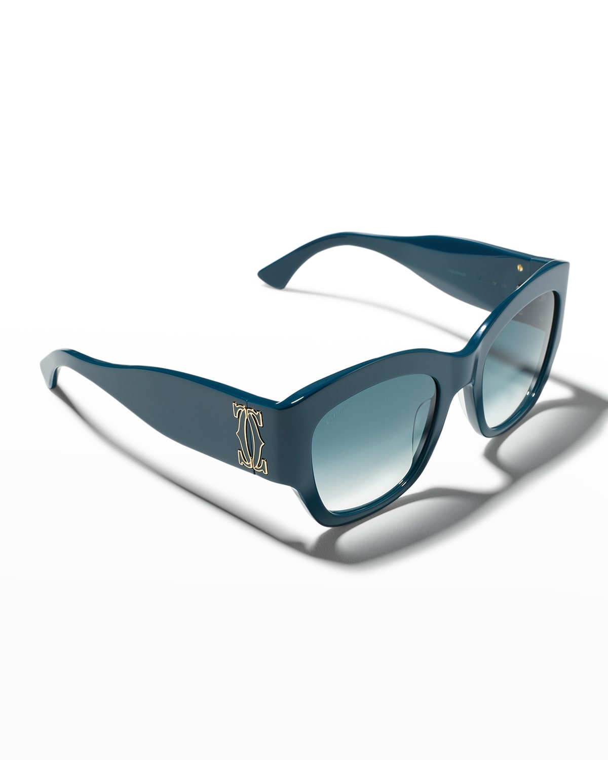 Cartier Oversized Acetate Cat-eye Sunglasses