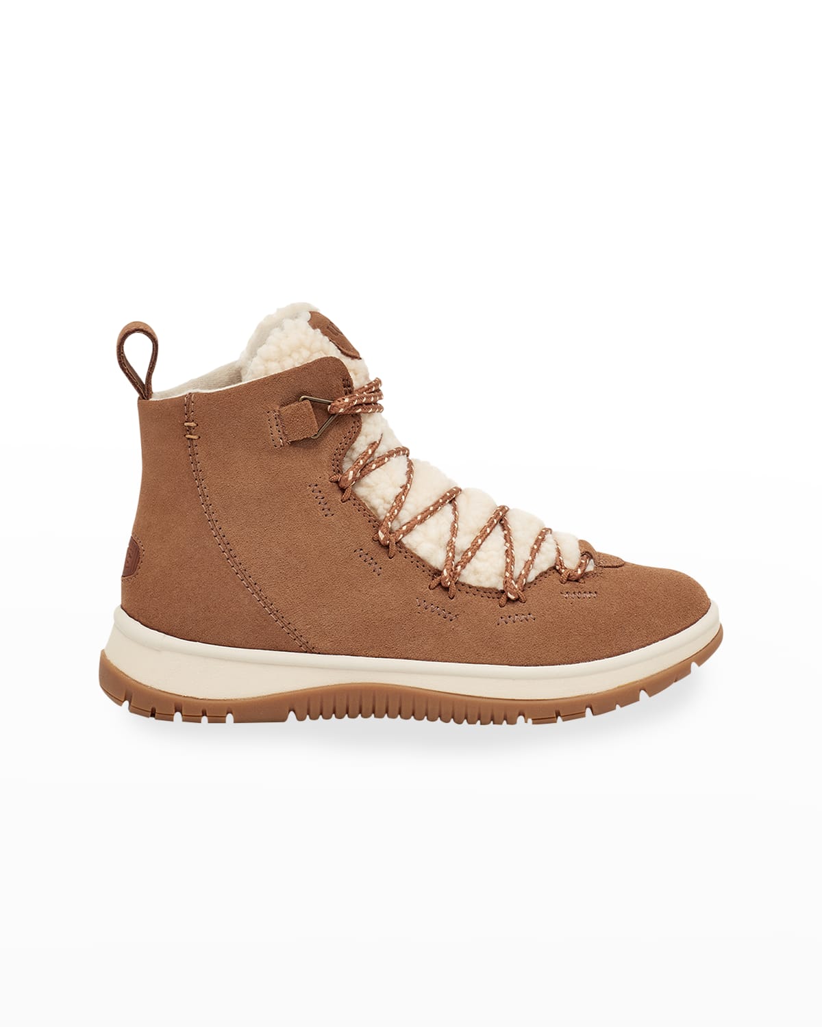 Ugg Womens Lakesider Heritage Mid Chestnut Suede In Chestnut Suede
