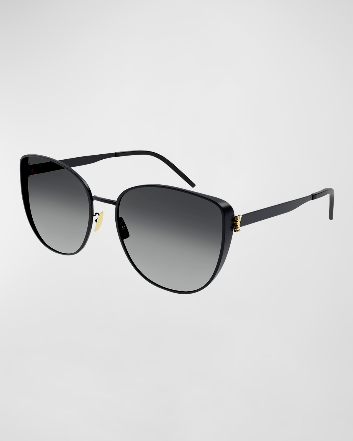 YSL Round Metal Sunglasses