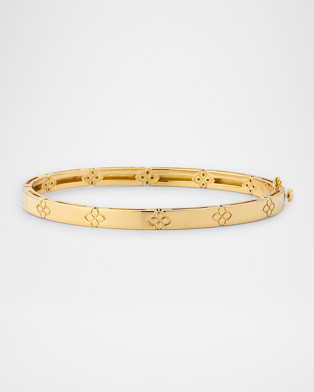 Roberto Coin 18K Yellow Gold Love in Verona Narrow Bangle Bracelet