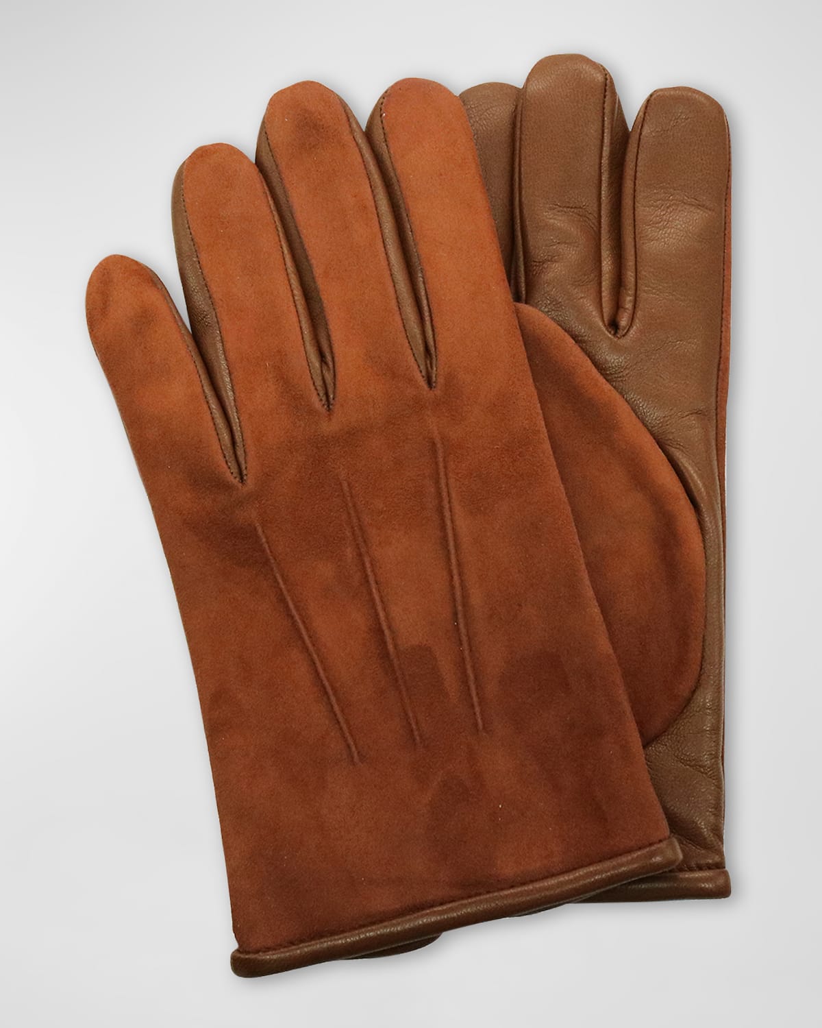Men's Suede & Smooth Leather Gloves