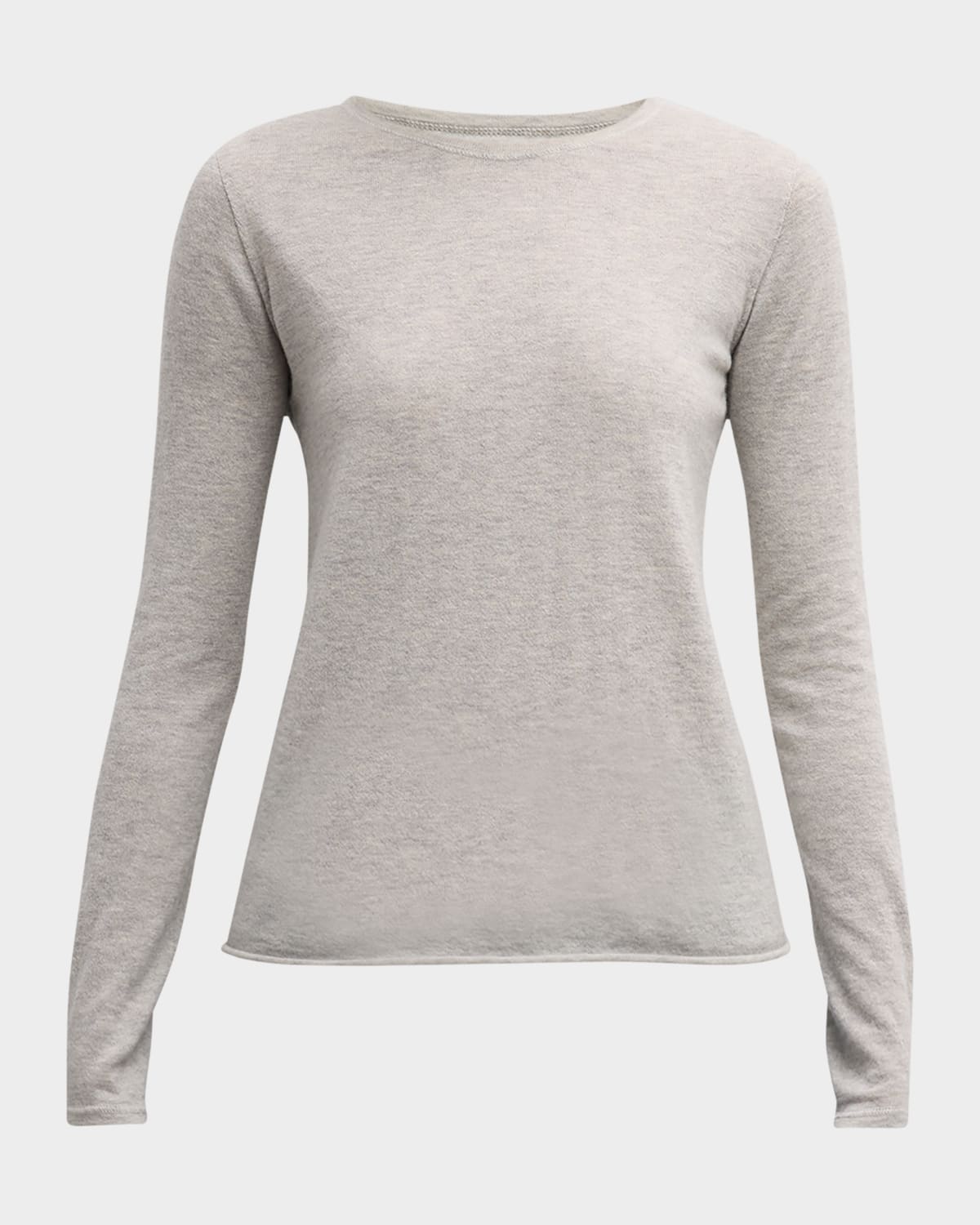 Machine Washable Cashmere Crewneck Pullover
