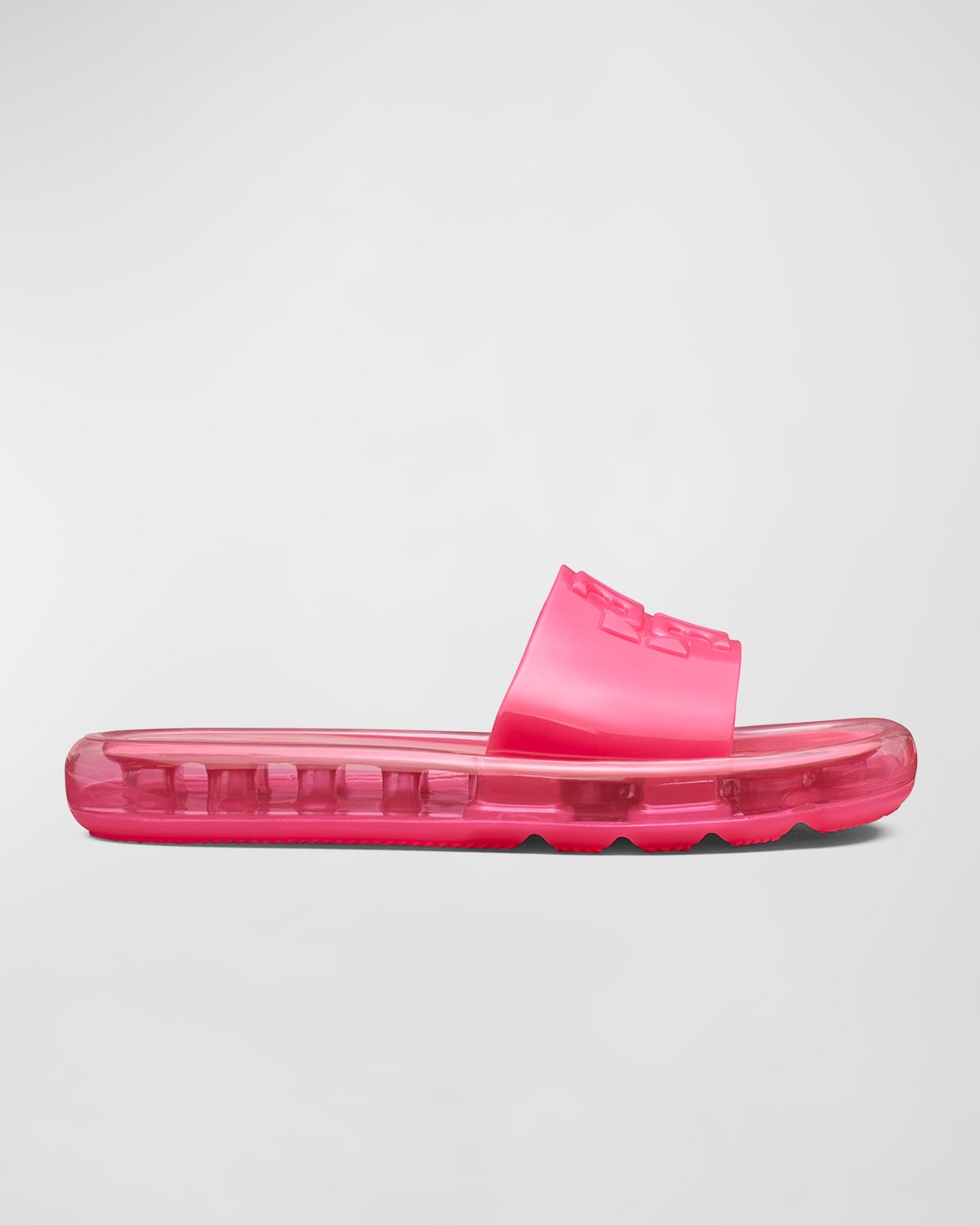 Tory Burch Bubble Jelly Slide Sandal In Pink Love