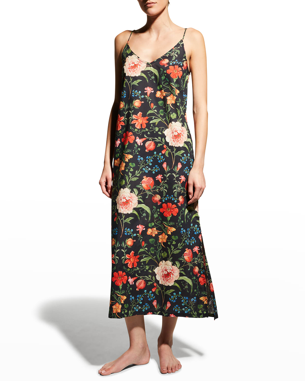Persephone Floral-Print Nightgown