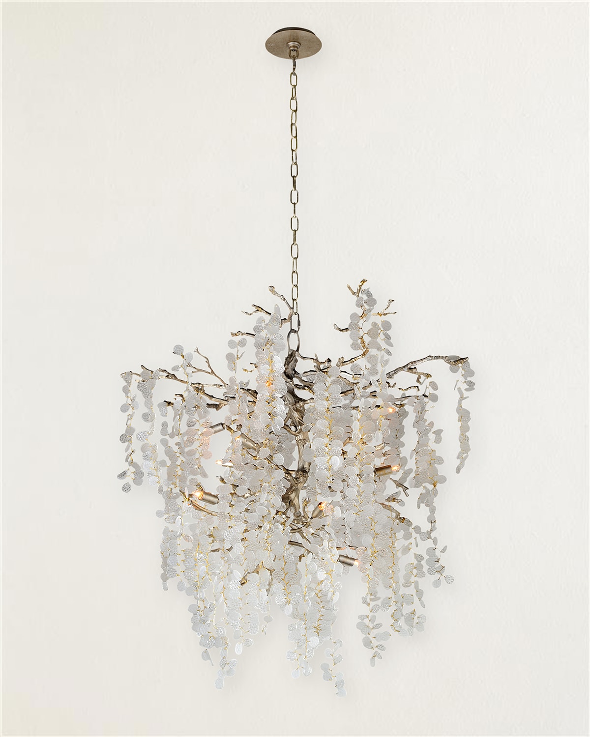 John-richard Collection Shiro Noda 11-light Chandelier, 25" X 35"dia. In Gold