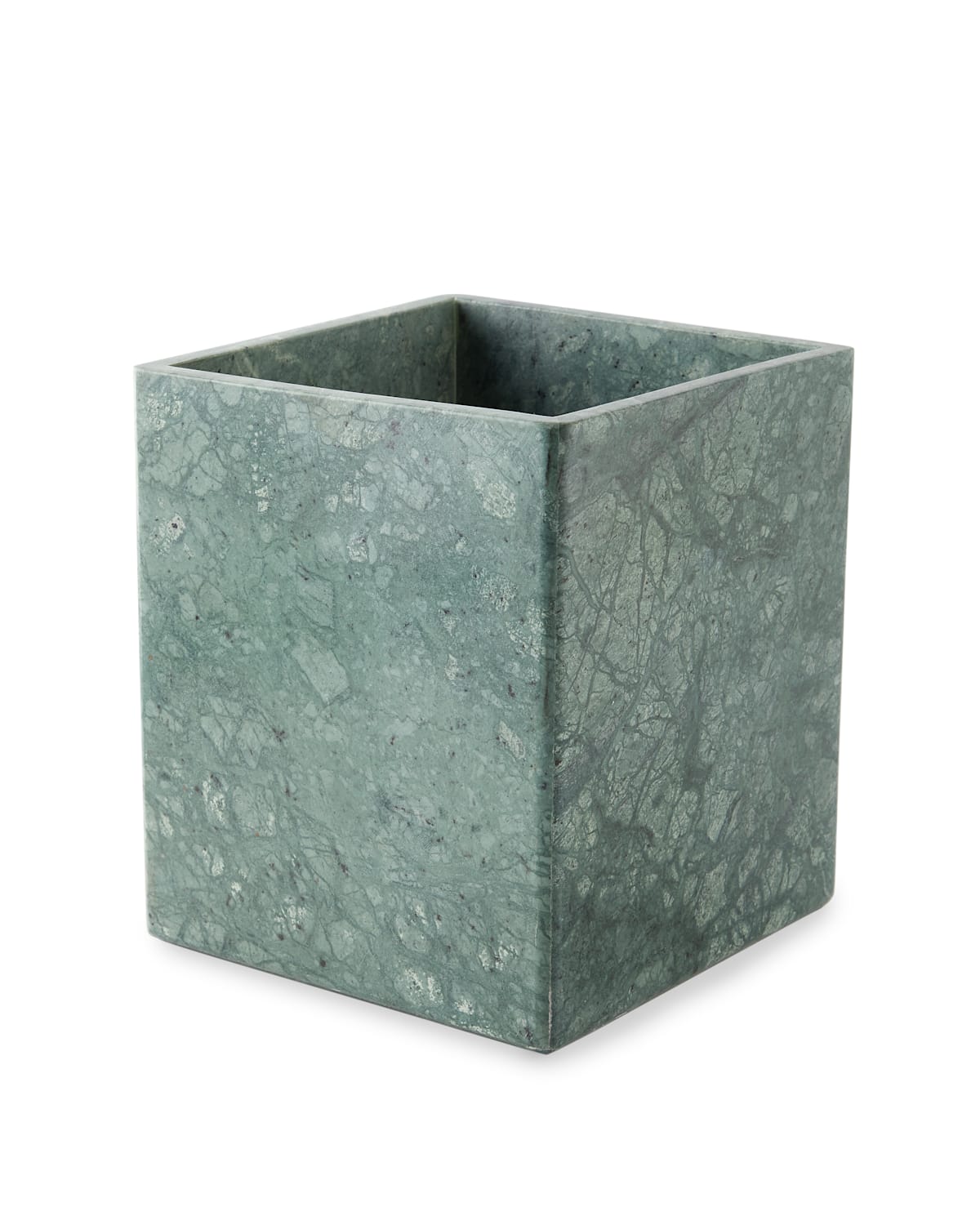 Kassatex Esmeralda Waste Basket In Green