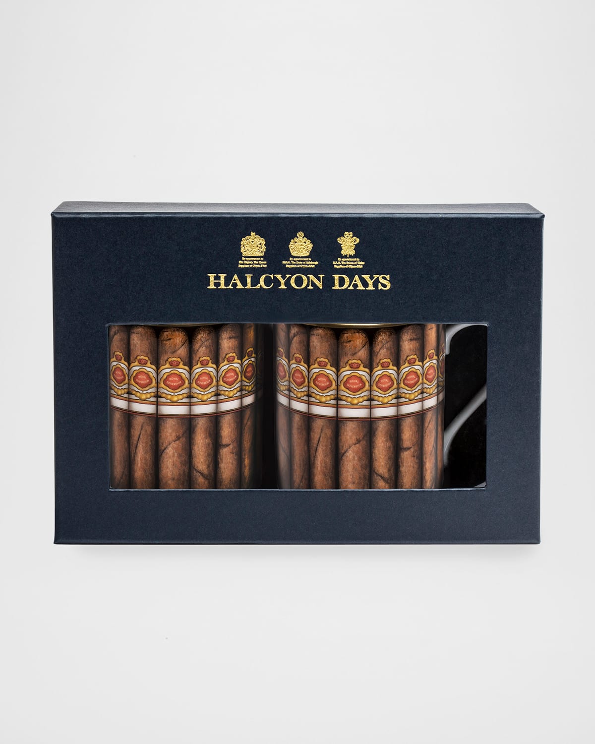 Halcyon Days Cigars Mugs, Set Of 2 In Assorted