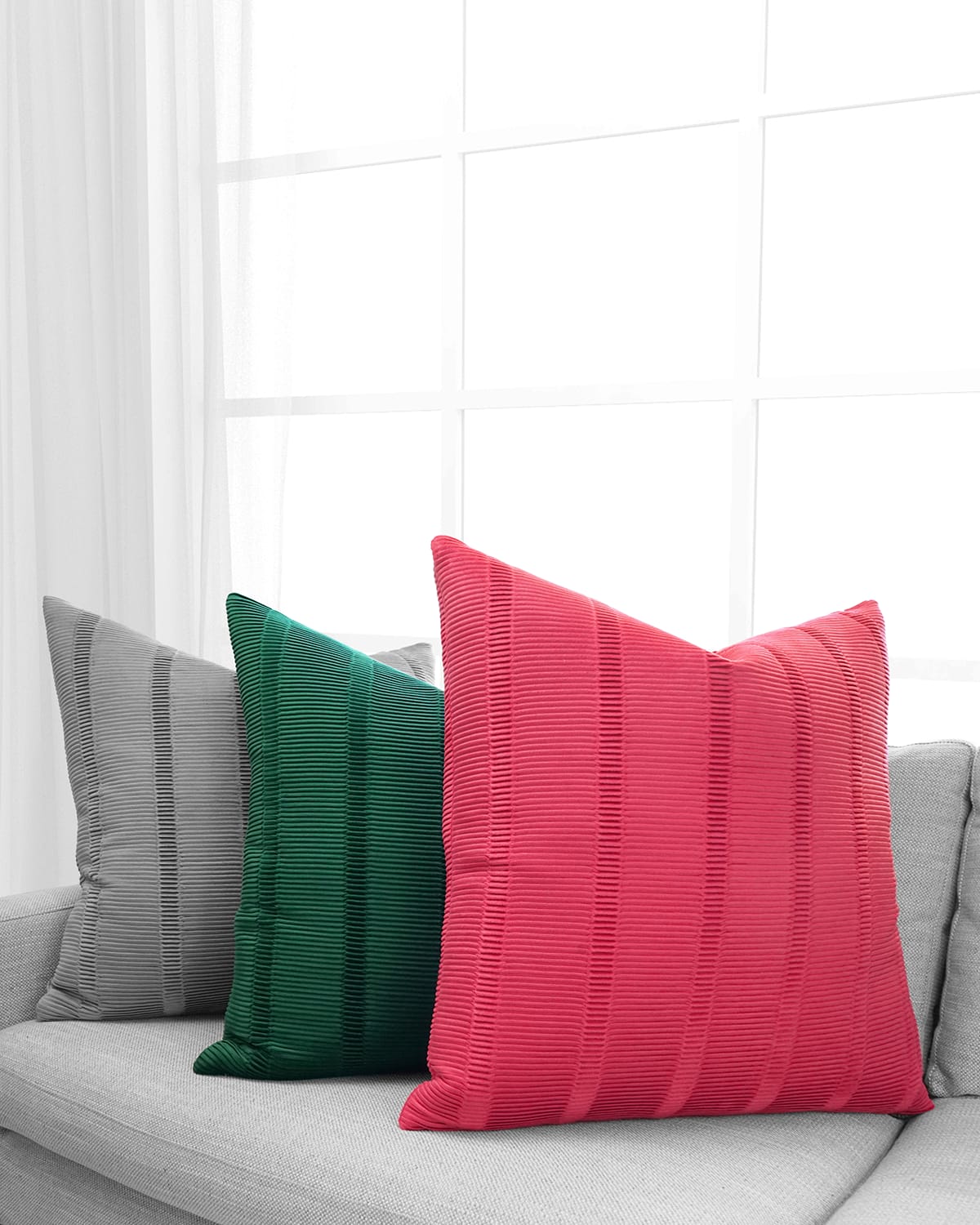 Shop D.v. Kap Home Upstate Pillow In Emerald