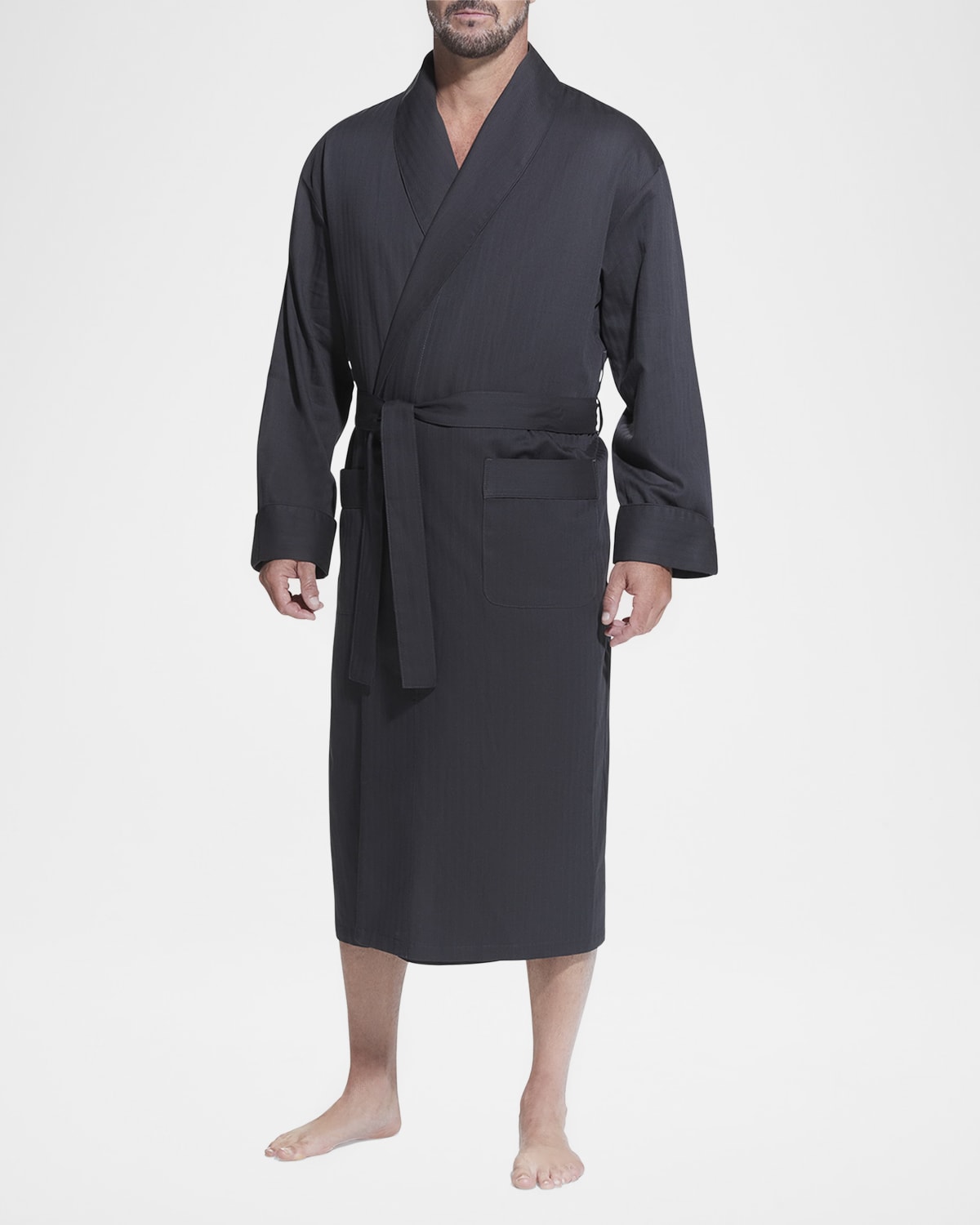 Majestic International Men's Solid Shawl Robe