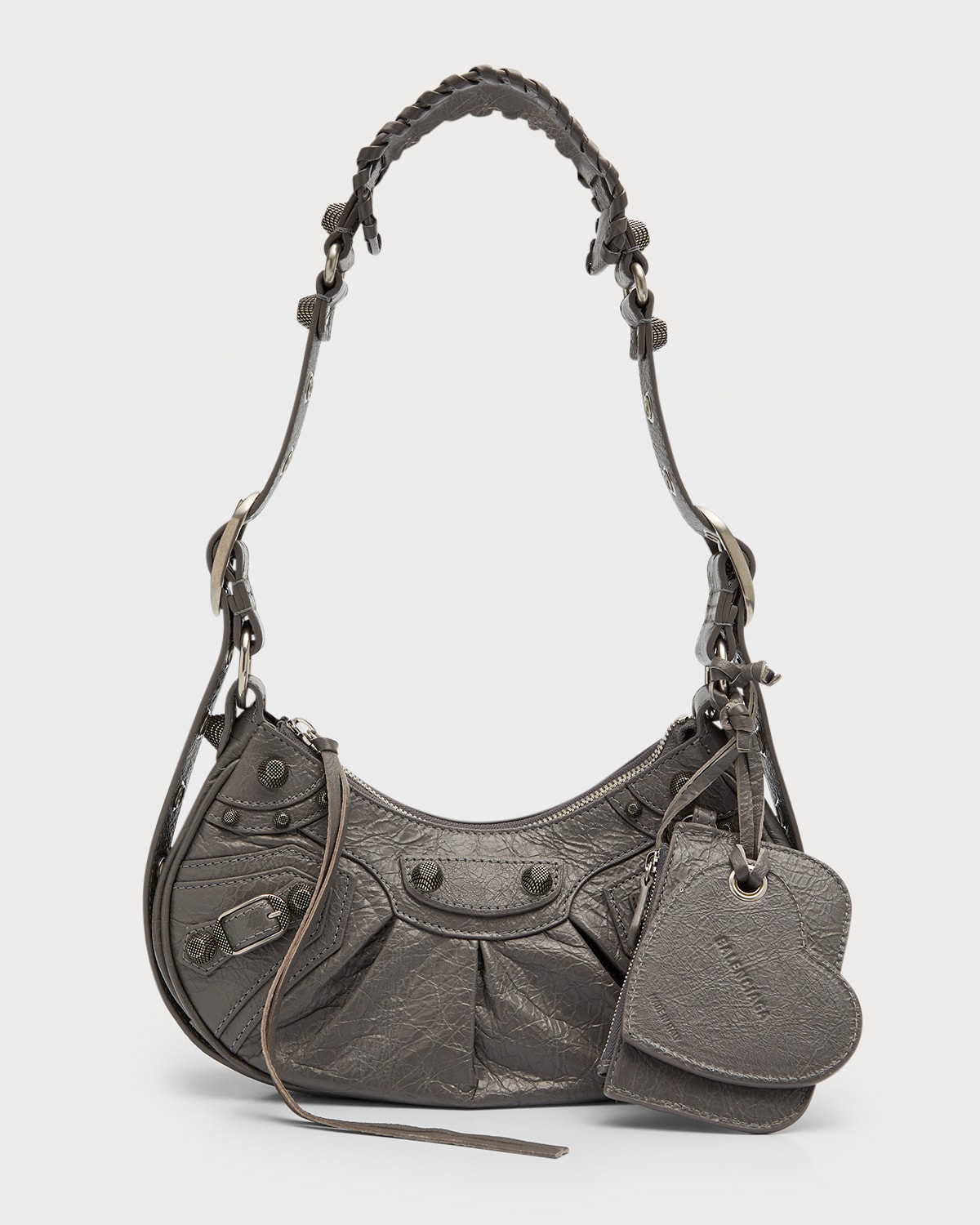 Balenciaga Cagole XS Studded Leather Shoulder Bag