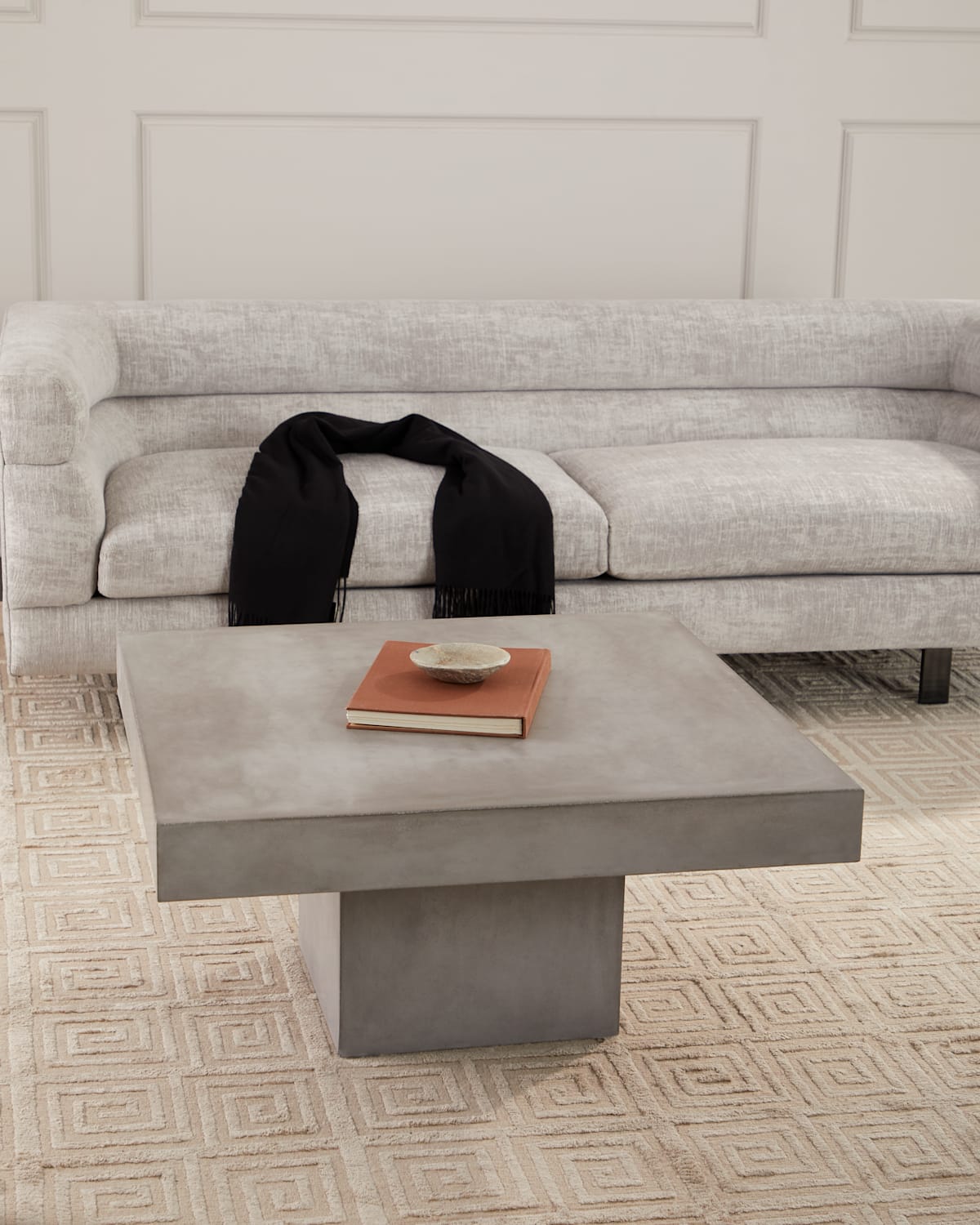 Katherine Noble By Bmc Ashten Square Coffee Table In Grey