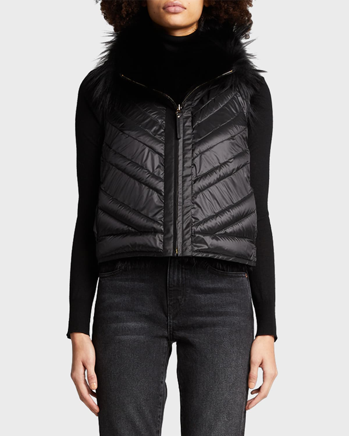 Gorski Reversible Fox Fur Vest Smart Closet