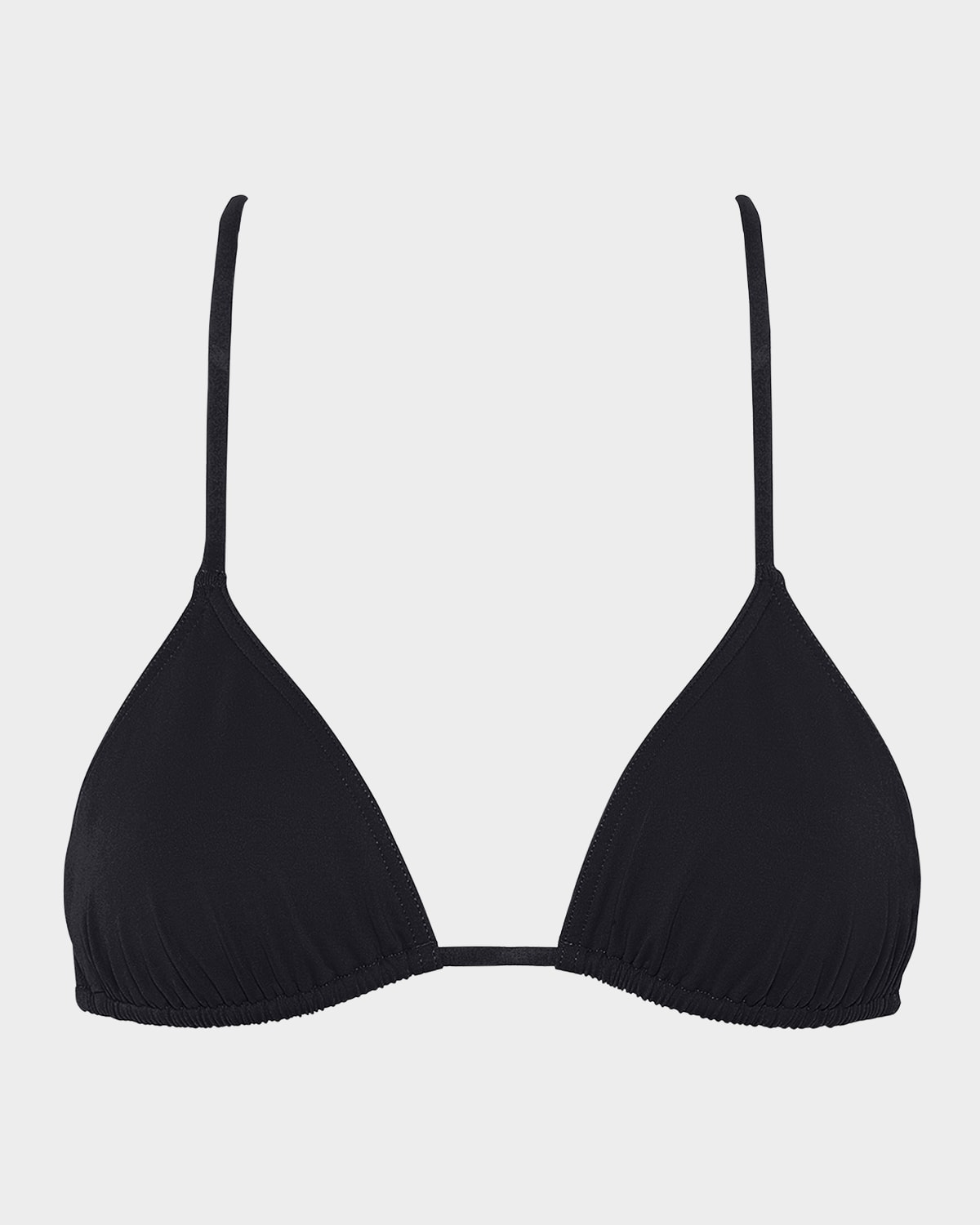 Eres Mouna Triangle Bikini Top In Noir