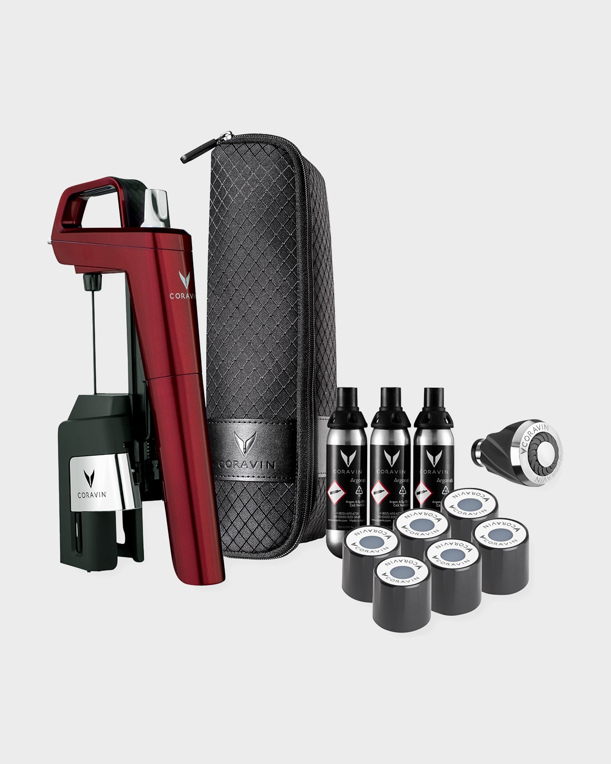 Coravin Timeless Six Plus Wine Preservation System In Burgundy