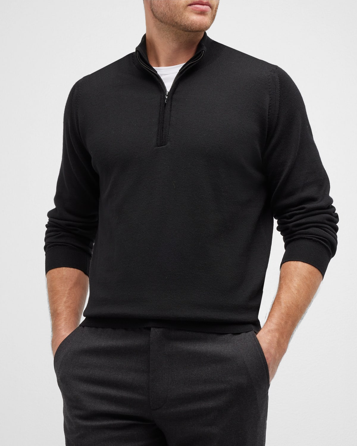 Men's Tapton Quarter-Zip Sweater