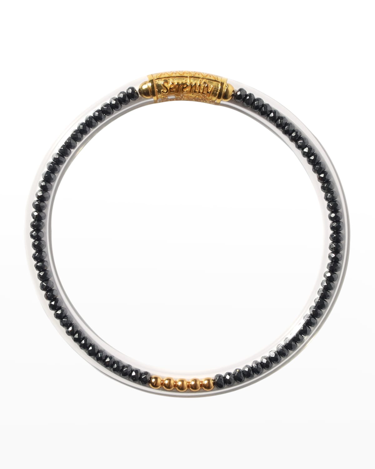 Hematite Luxe All Weather Bangle®, Serenity Prayer