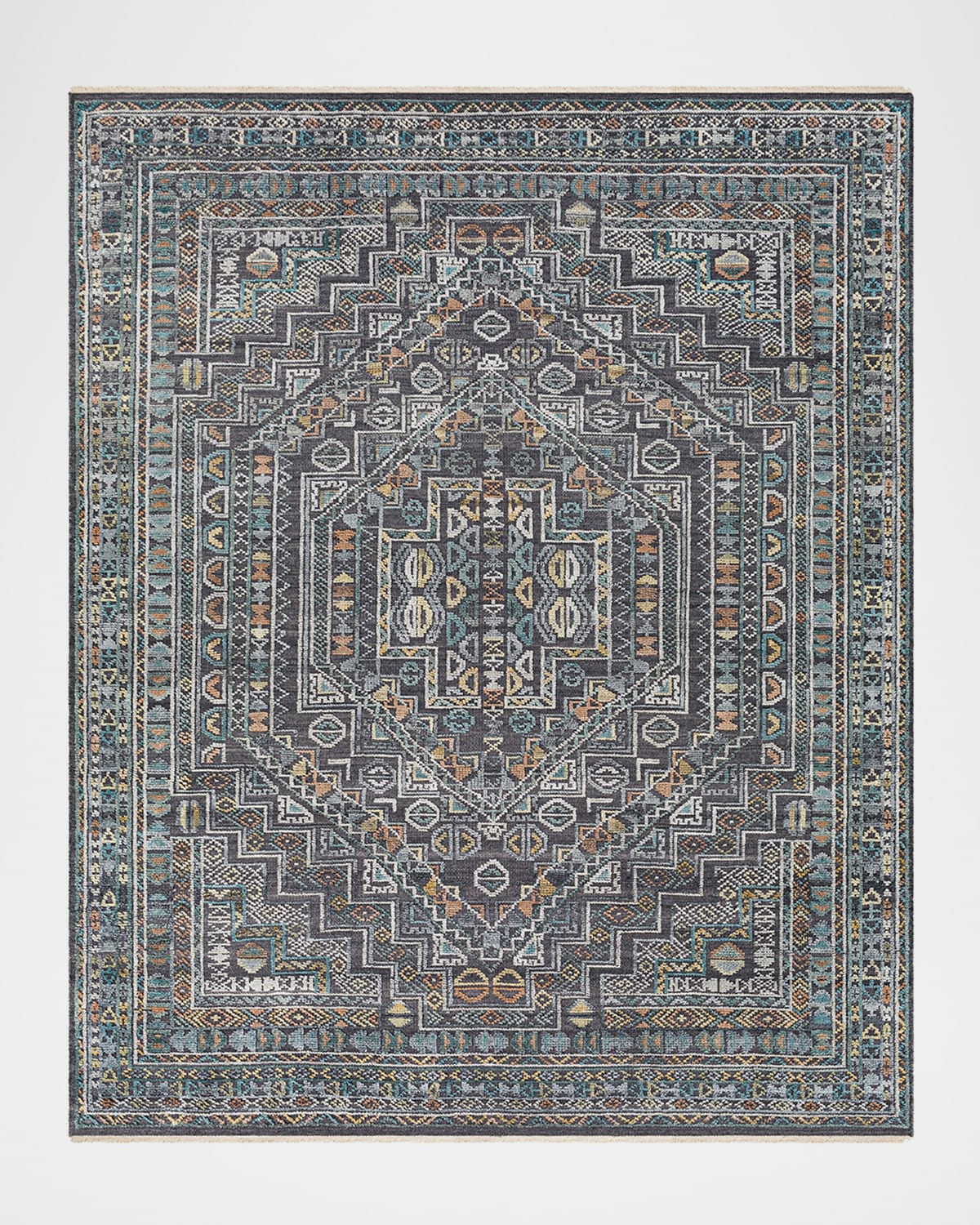 Surya Carpet Slate Hand-knotted Rug, 6' X 9' In Multi