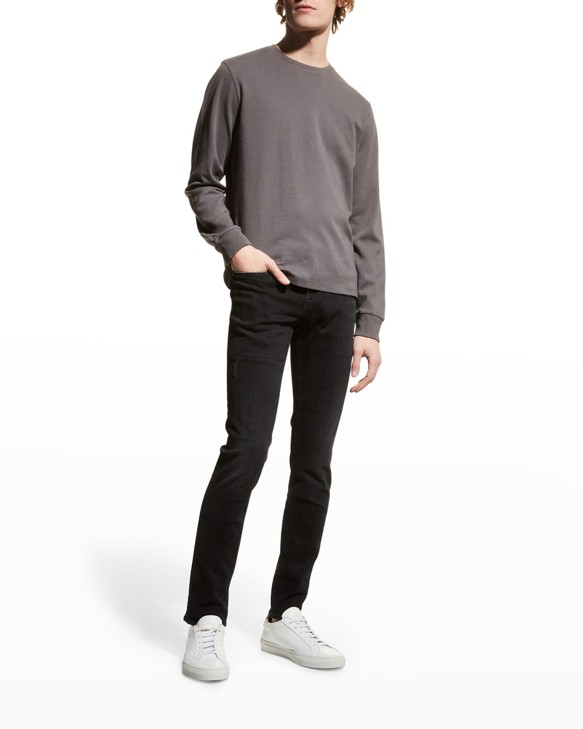 FRAME Men's Duofold Crew TShirt Smart Closet