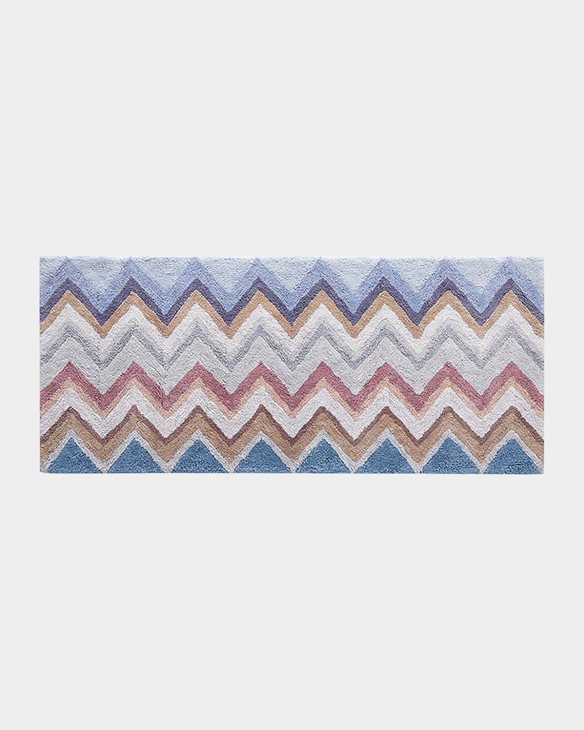 Missoni Amone Chevron Bath Mat In Nero Multi