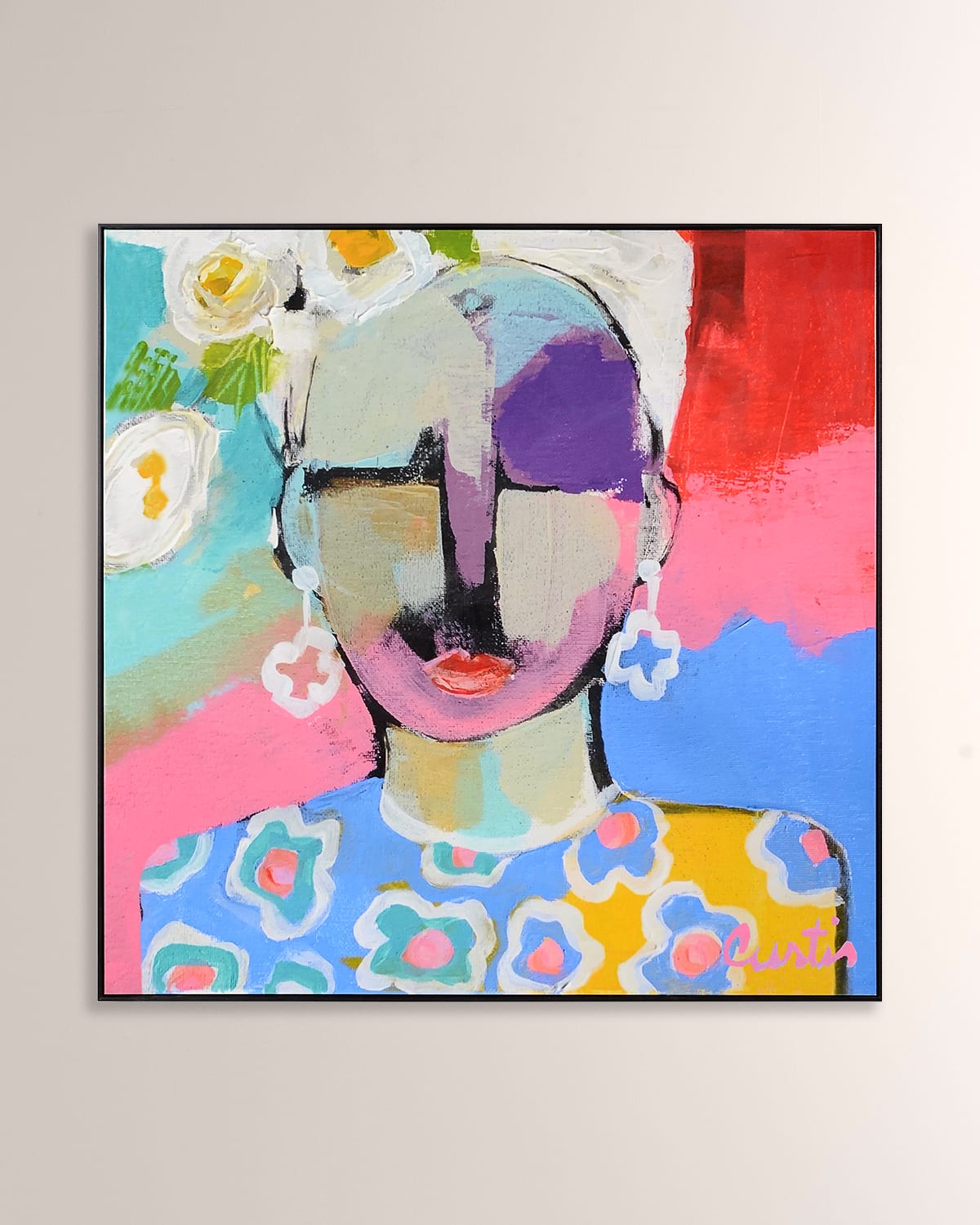 John-richard Collection Monarch Iii Giclee Wall Art By Joan Curtis In Multi