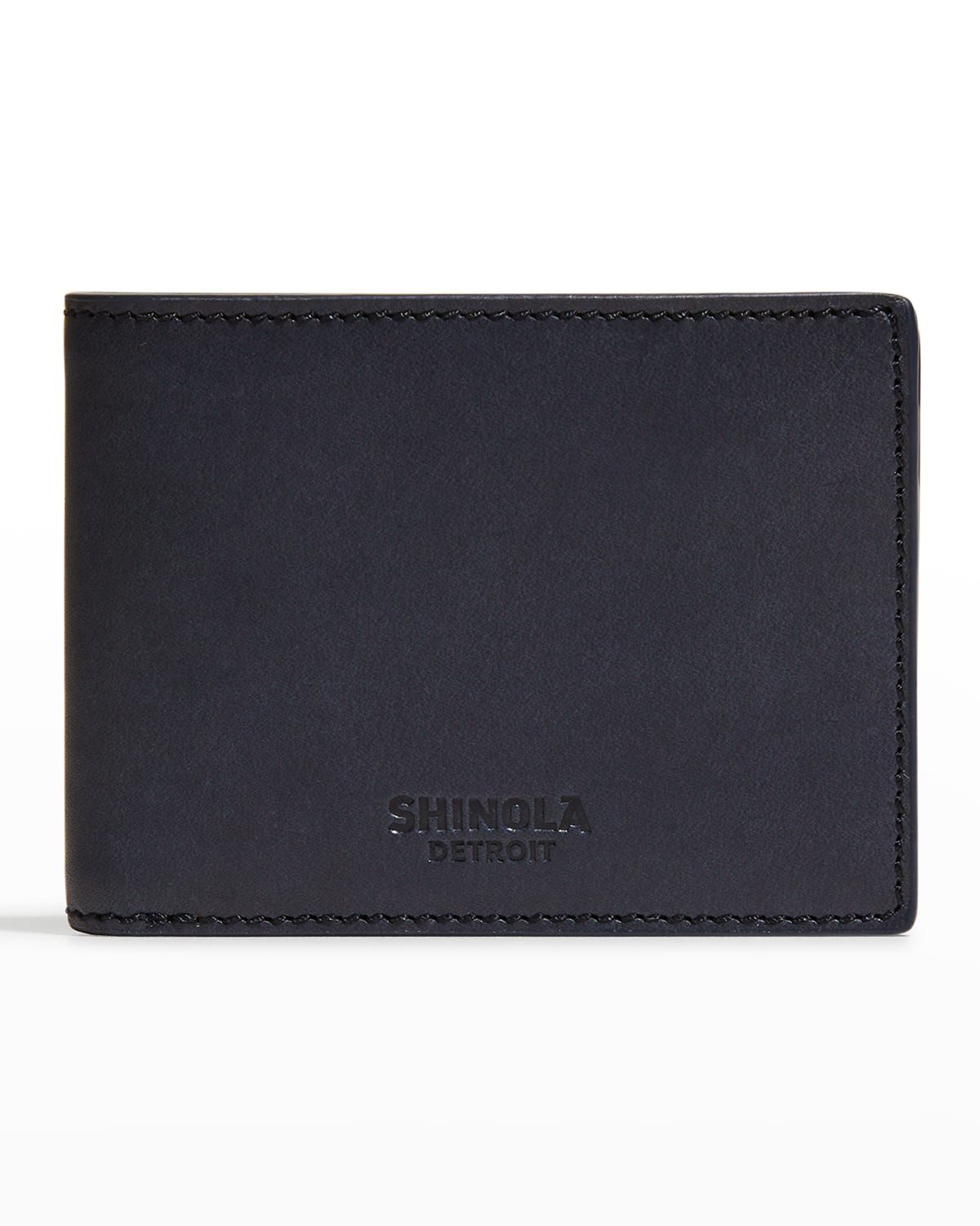 Shinola Slim Bifold Wallet In Black