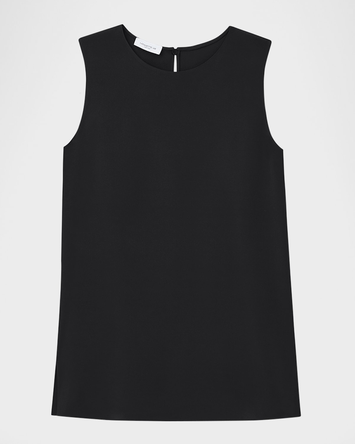 Shop Lafayette 148 Adela Sleeveless Blouse In Black