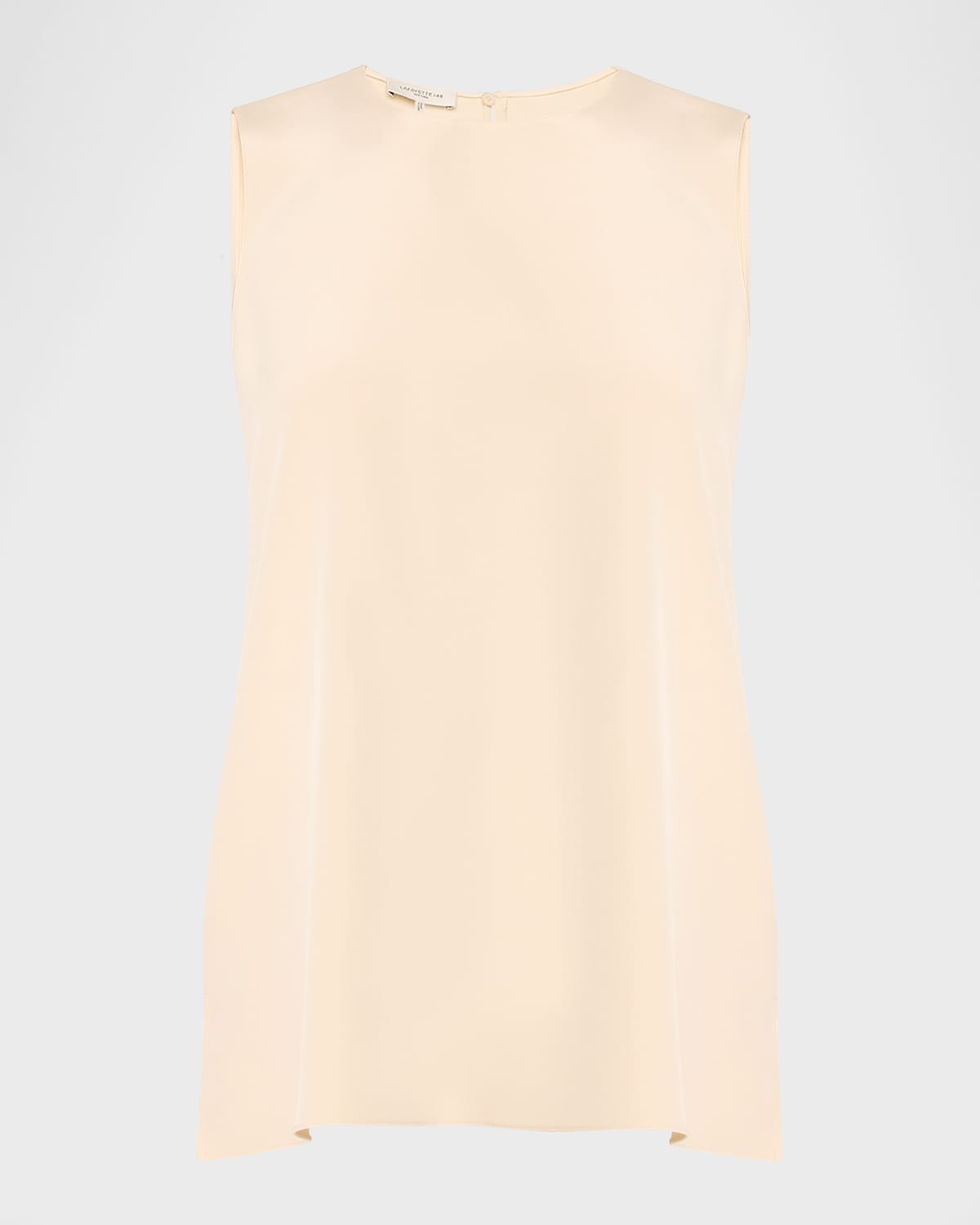 Shop Lafayette 148 Adela Sleeveless Blouse In Pebble