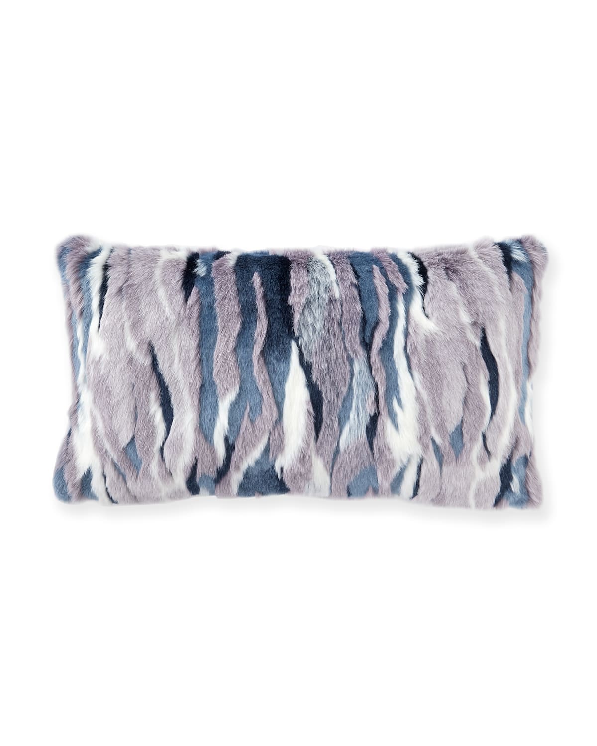 Shop Eastern Accents Tabitha Faux-fur Decorative Pillow, 15" X 26" In Multi