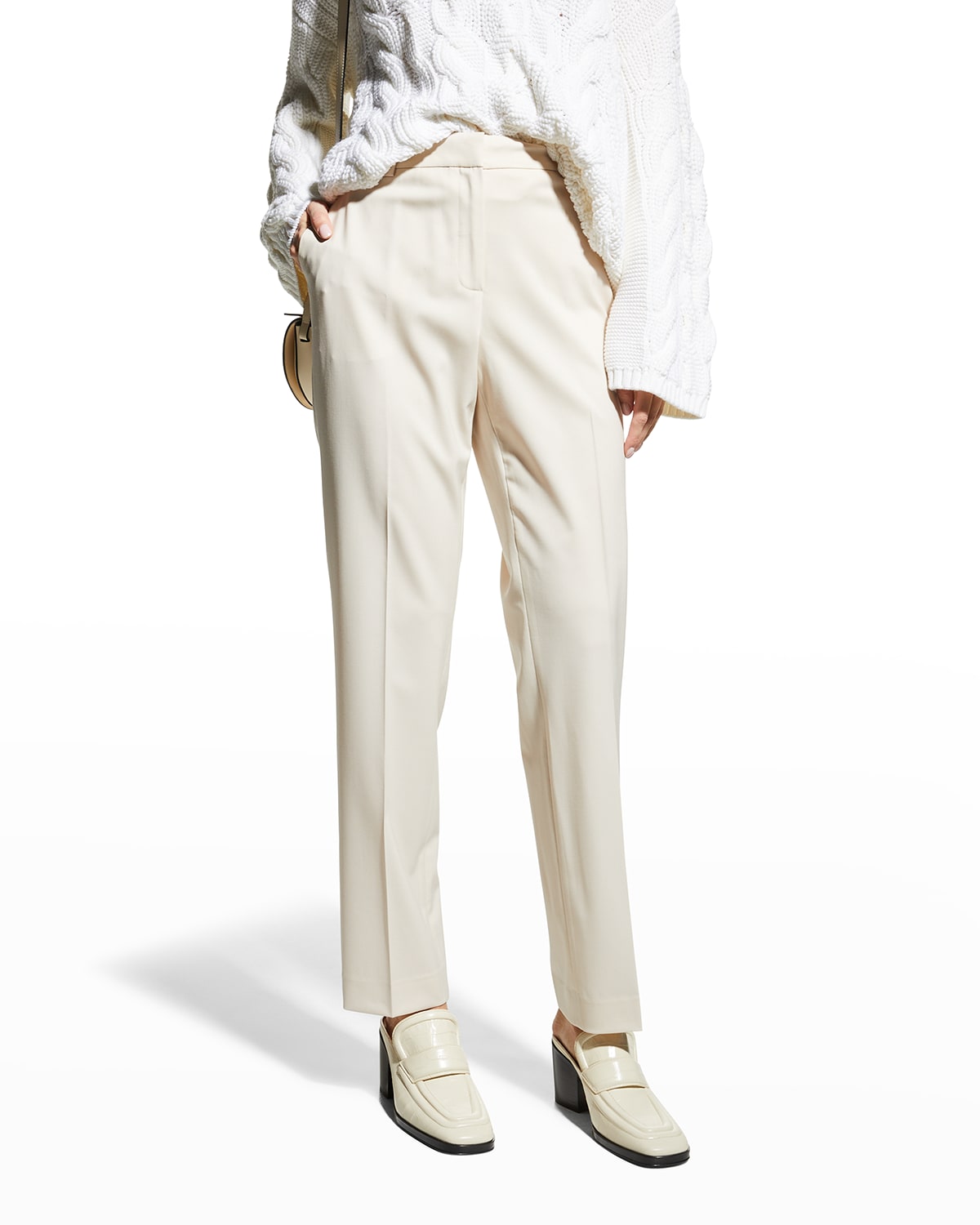 Lafayette 148 New York Clinton Wool Ankle Pants | Smart Closet