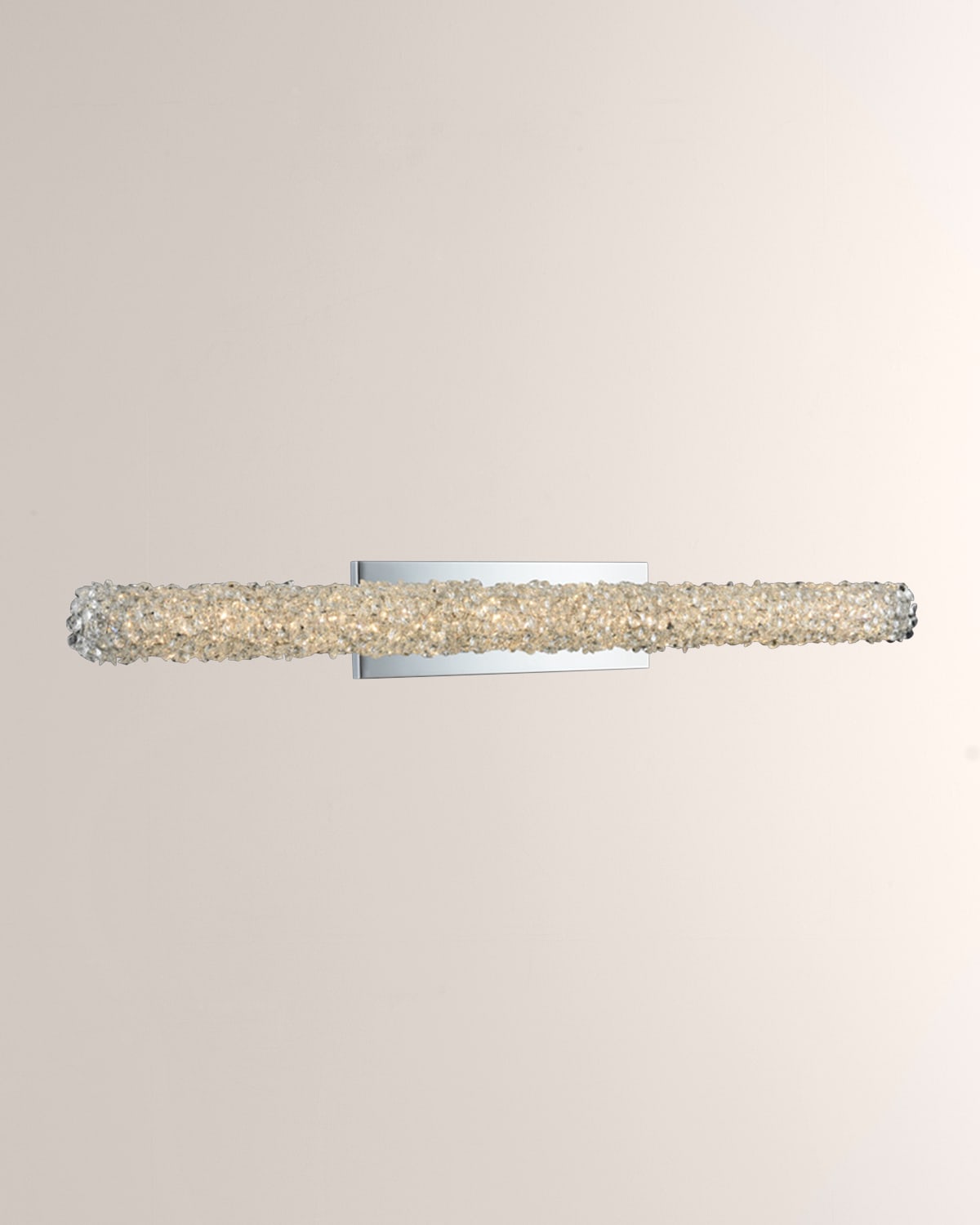 Allegri Crystal By Kalco Lighting Lina 38" Led Bath Light In Polished Chrome