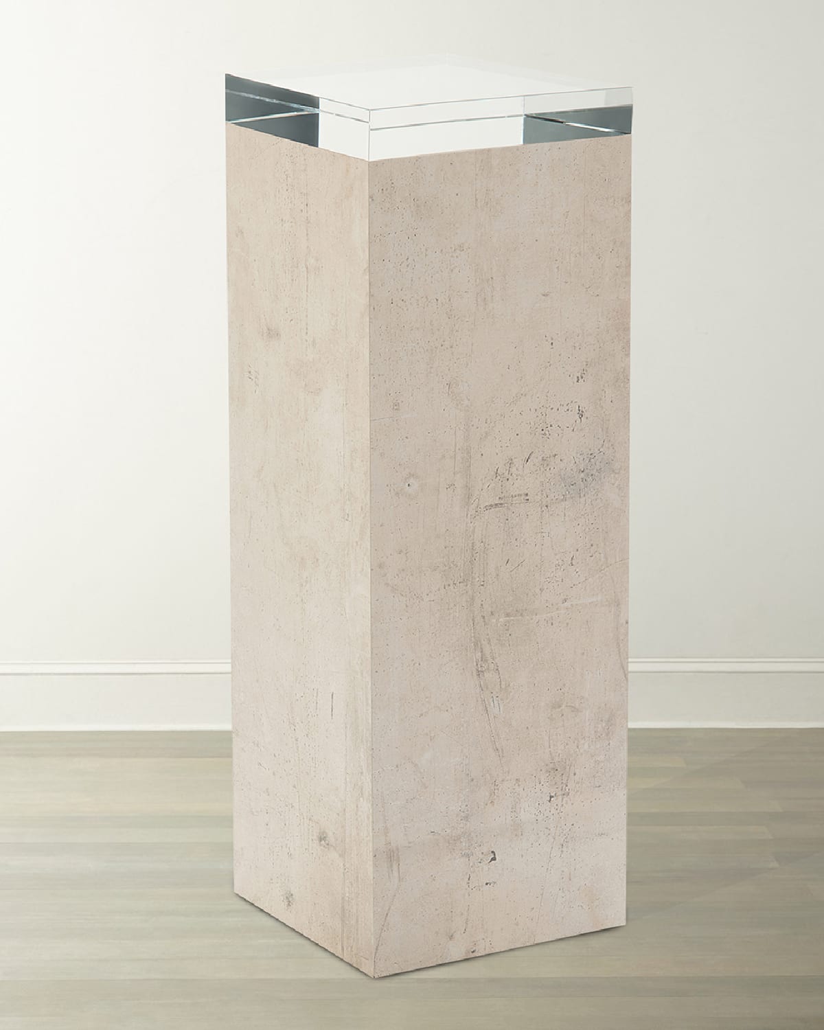 Shop John-richard Collection Loftus Pedestal Corto In Gray