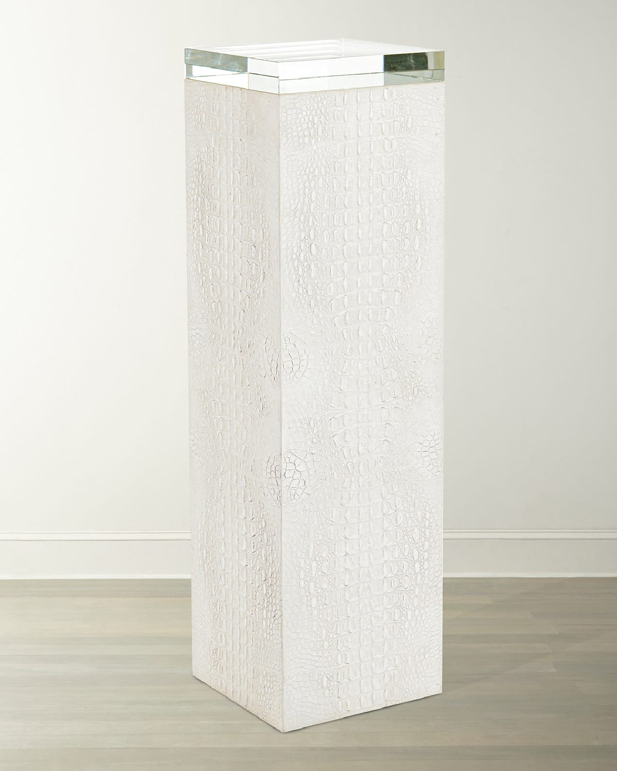 Shop John-richard Collection Tall Kano Pedestal In White
