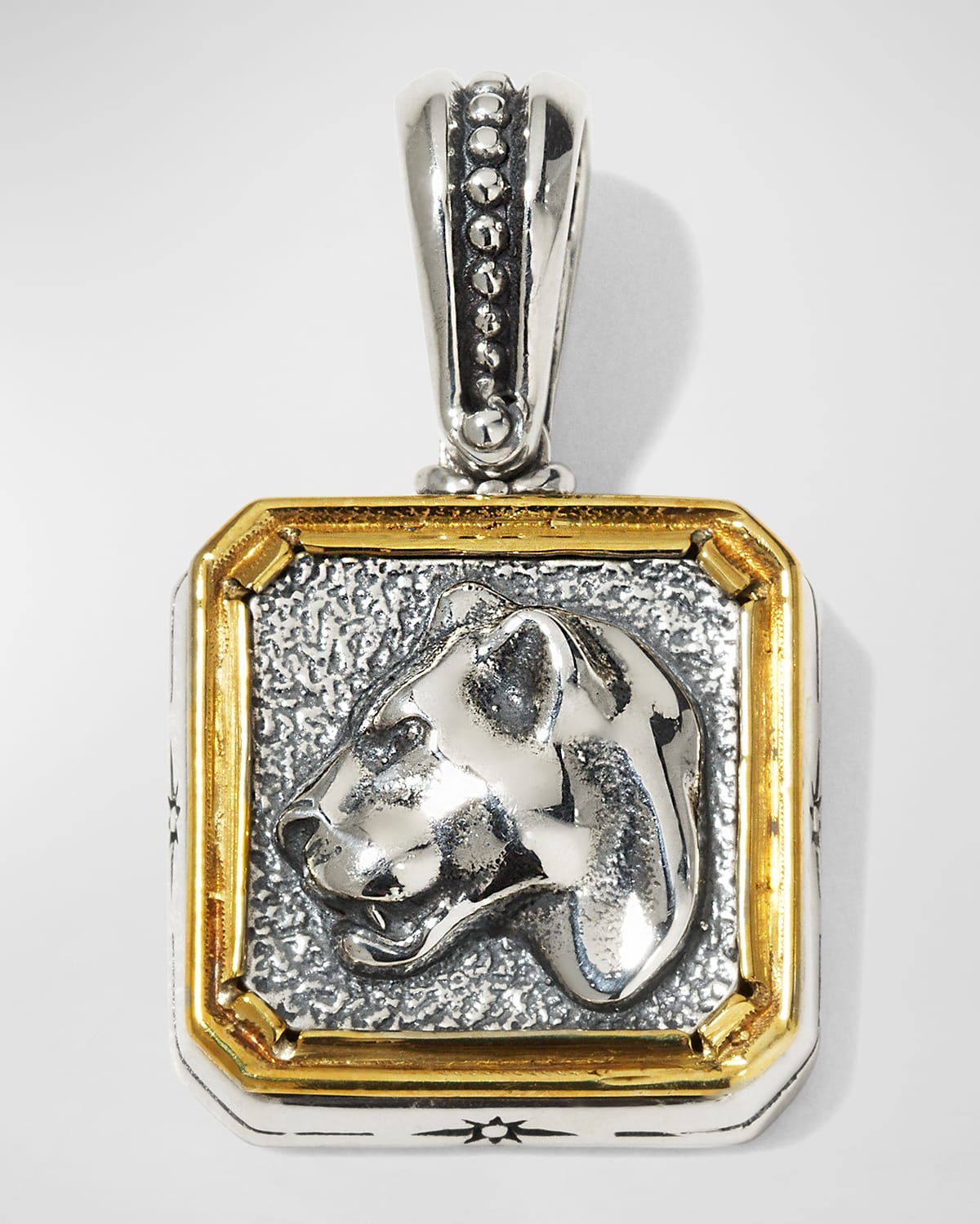 Shop Konstantino Men's Sterling Silver & Bronze Panther Pendant