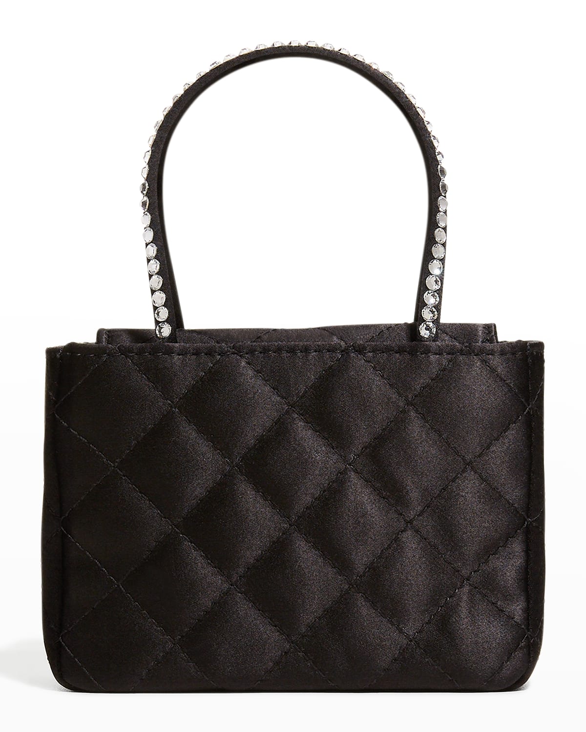 Superamini Betty Quilted Crystal Top-Handle Bag