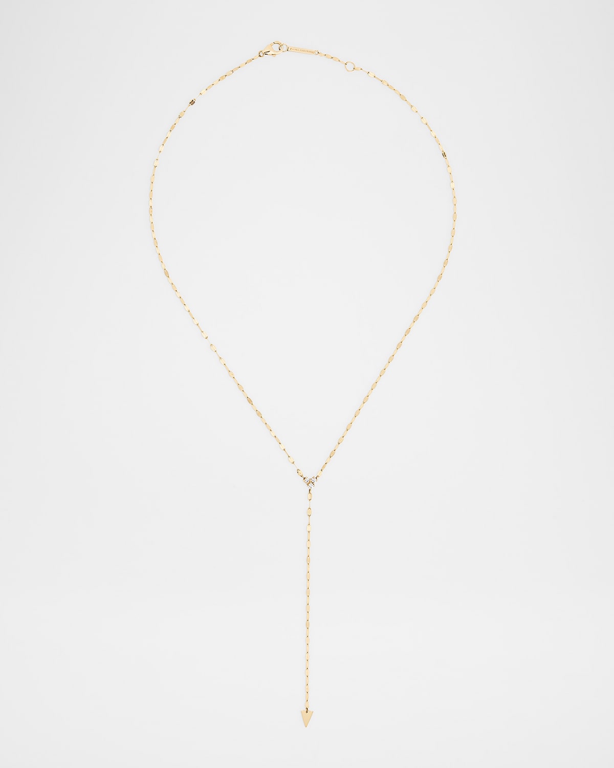 LANA 14K Gold Solo Cluster Vista Lariat
