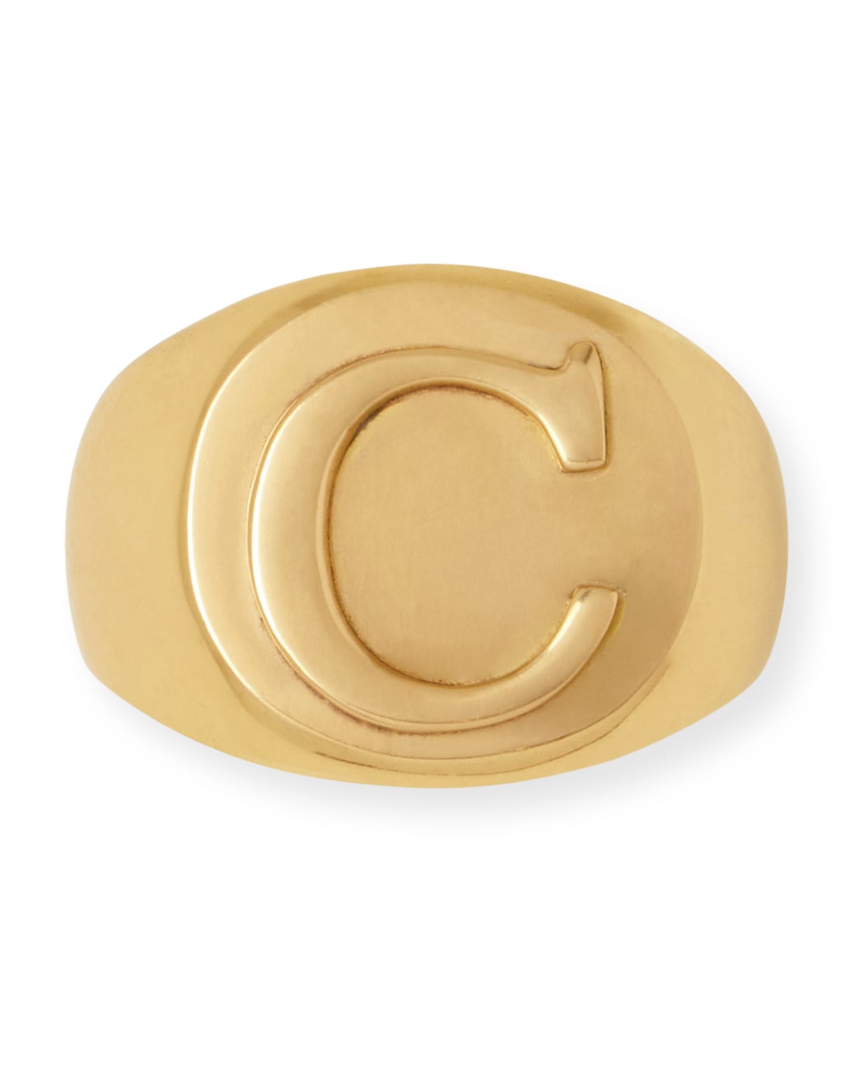 Shop Blue Pheasant Clark Napkin Ring, Letter In Gold C