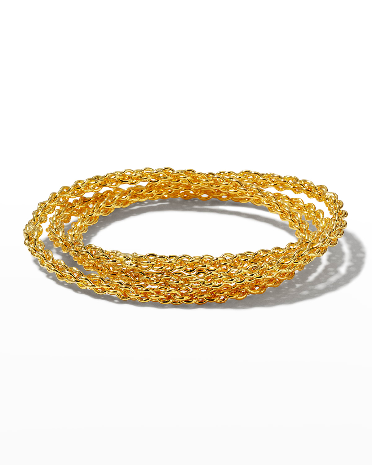 Sylvia Toledano Bracelet Chains, Set Of 3 In Metallic