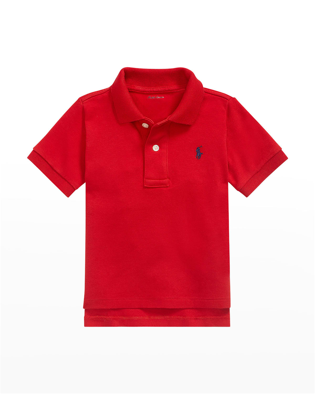 Boy's Cotton Interlock Polo Shirt, Size 3-24M