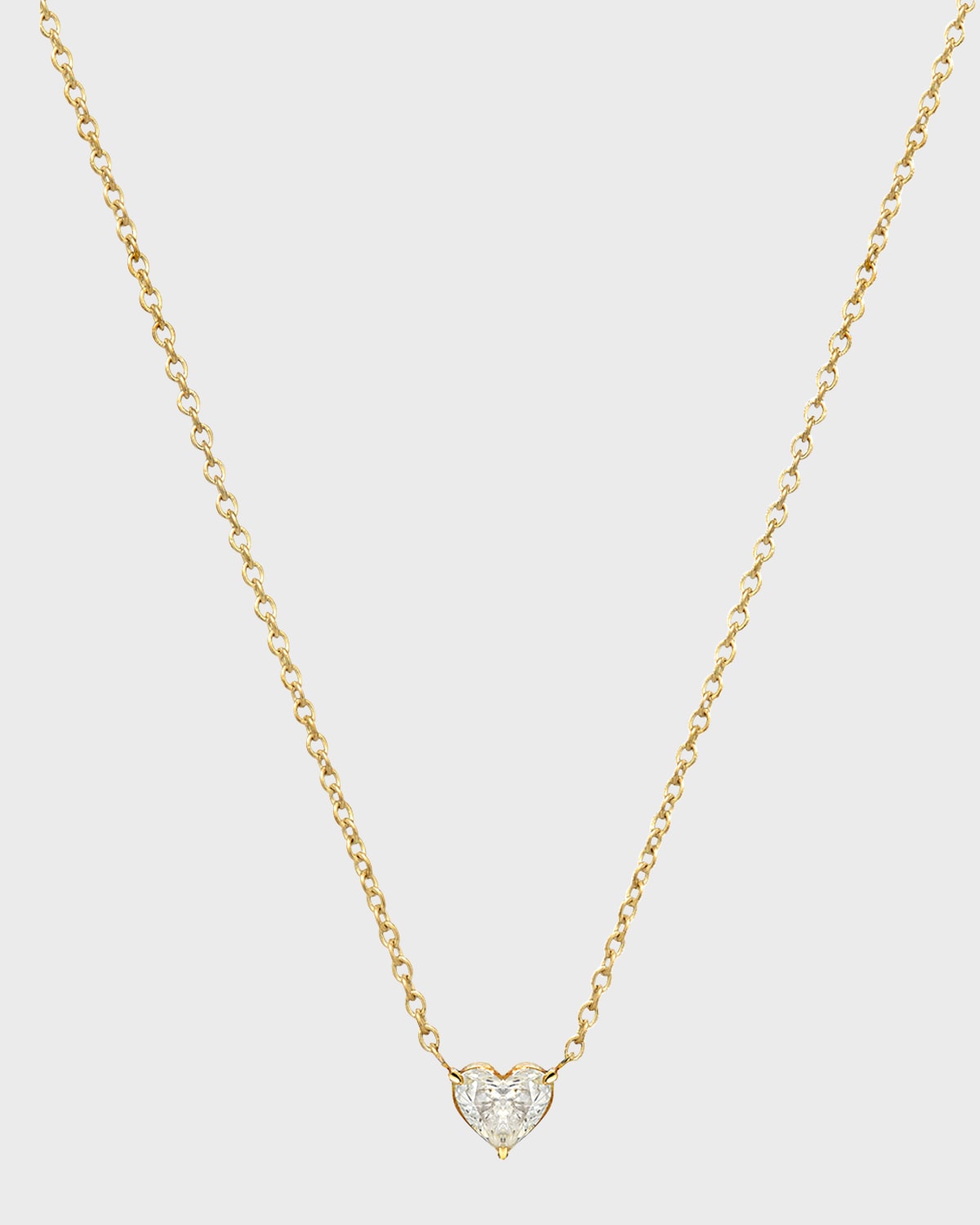 Shop Zoe Lev Jewelry Heart-cut Diamond Necklace