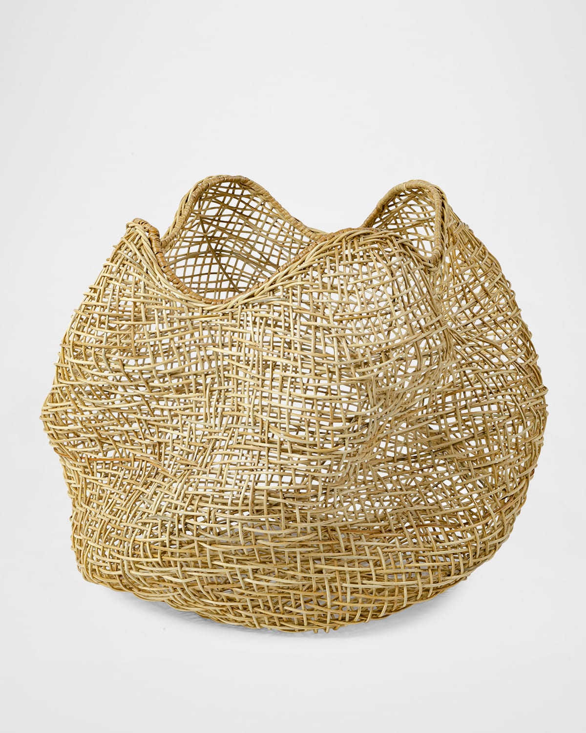 Palecek Andorra Wicker Large Grey Urn ModeSens